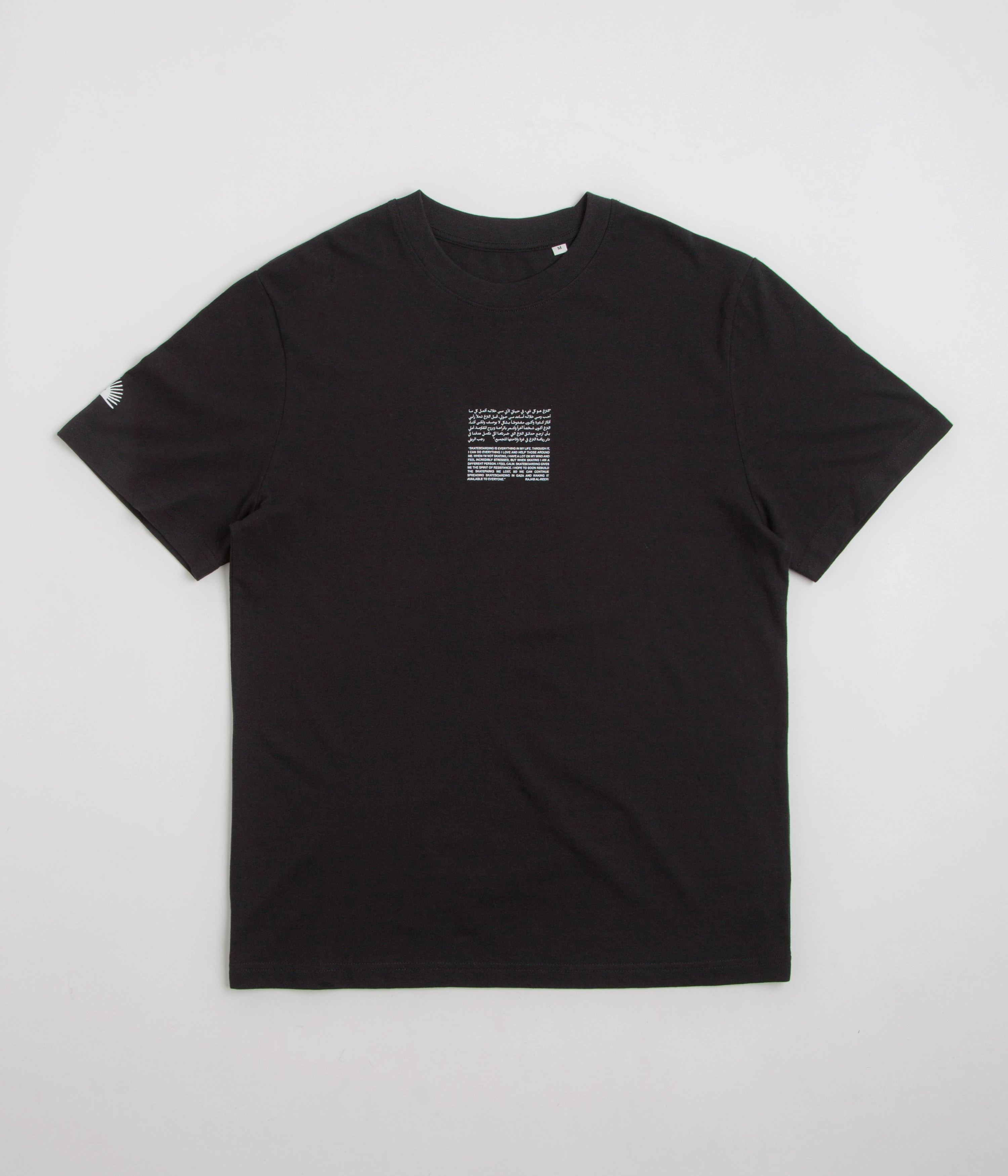 SkatePal Rajab T-Shirt - Black Everyday Essential Crew Neck Design