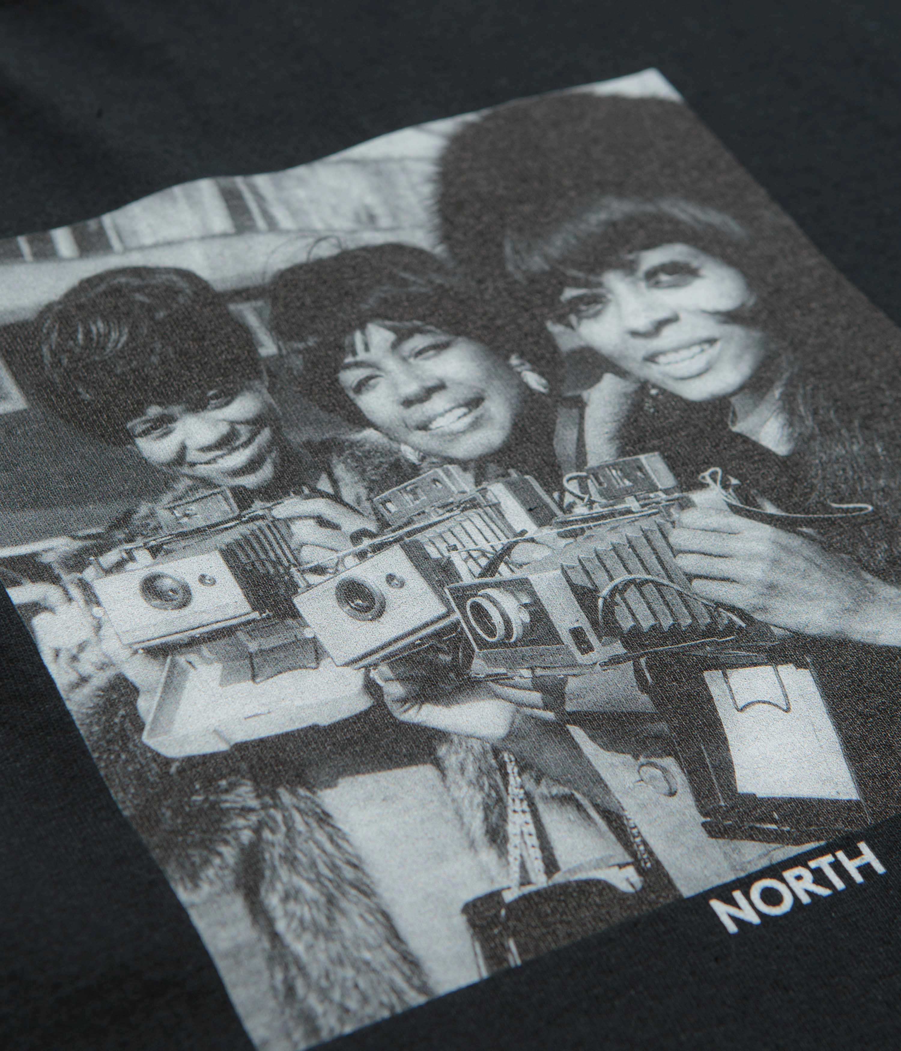 Lightweight Fashion Quick Drying North The Supremes T-Shirt - Black