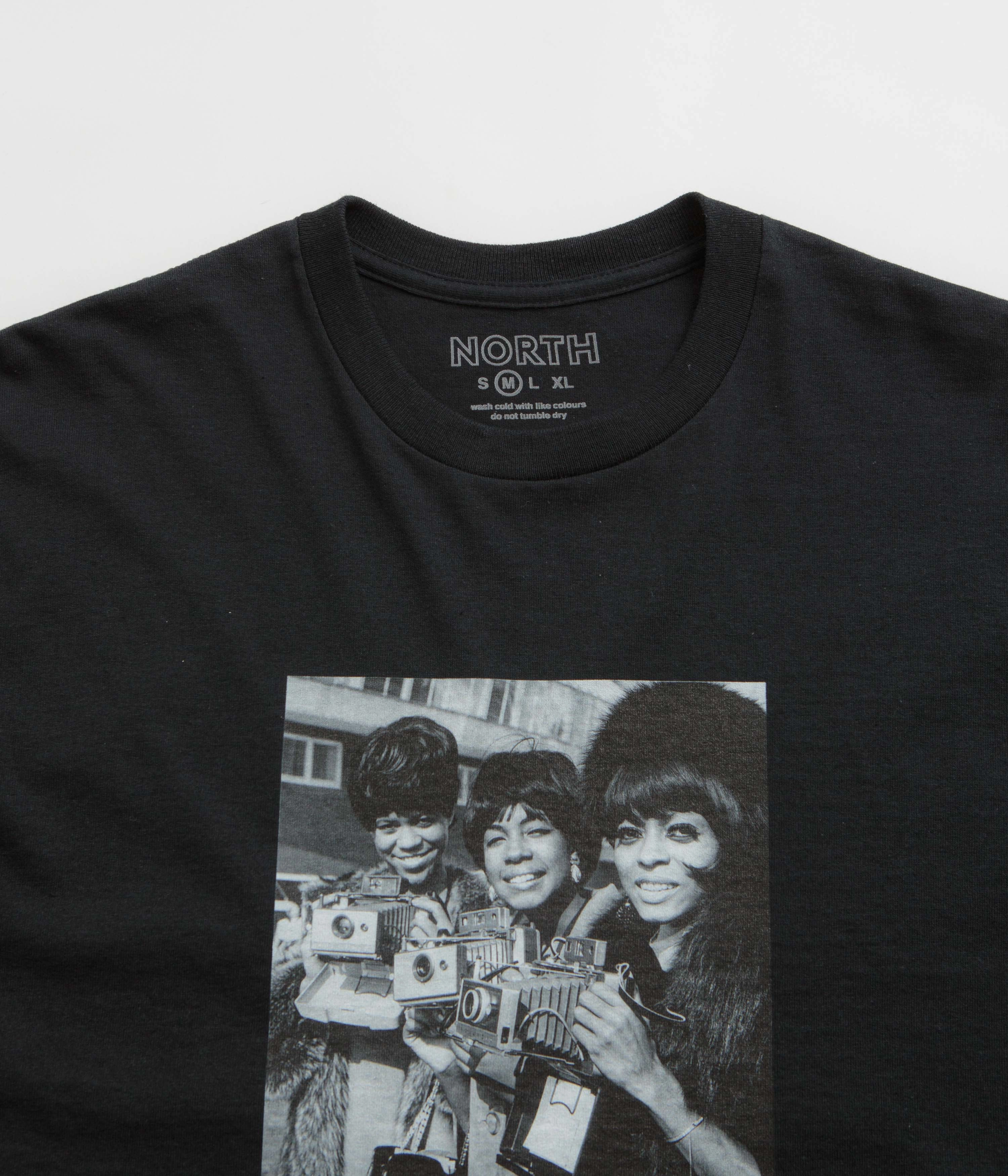 Cozy Vibe Wear Cozy Apparel North The Supremes T-Shirt - Black