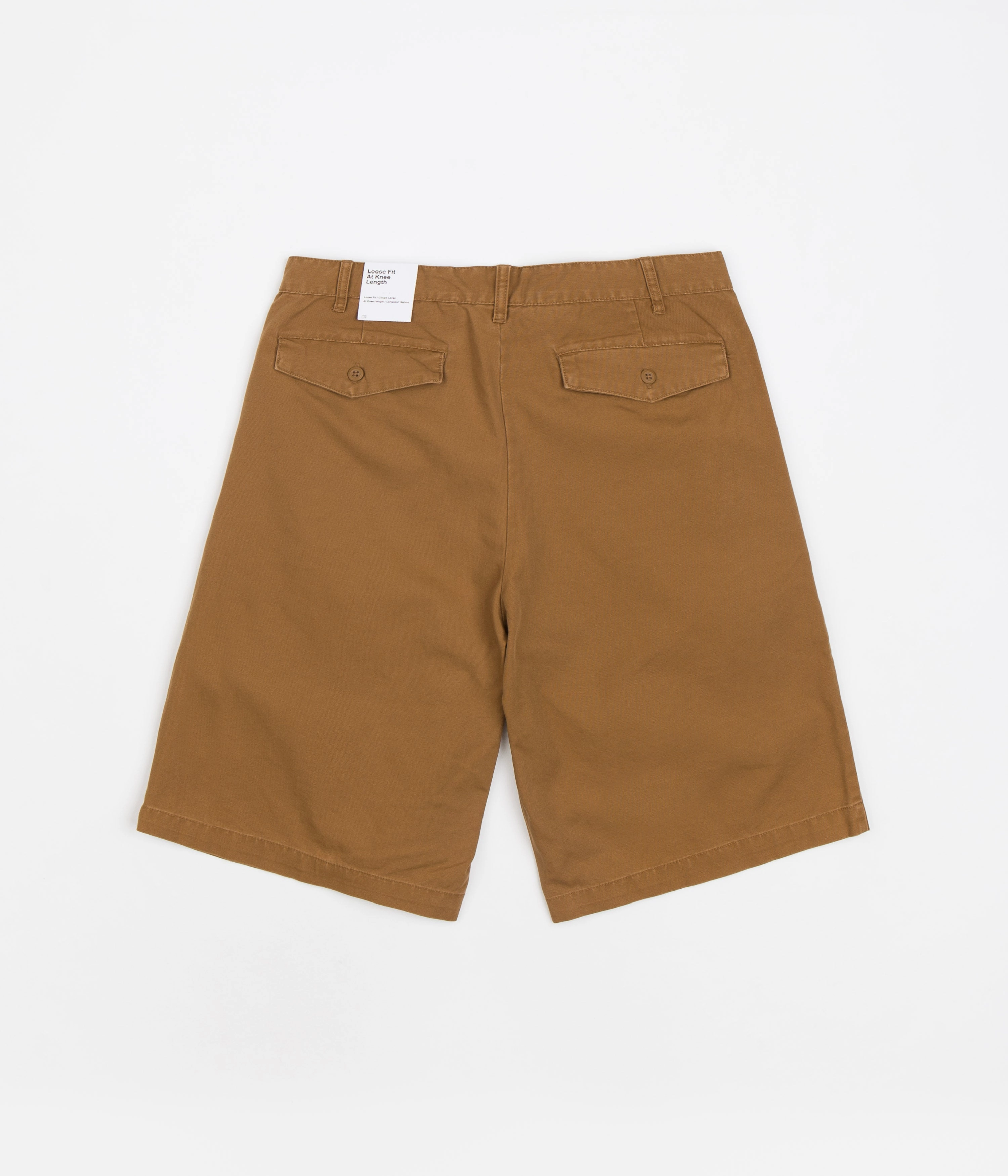 Nike Pleated Chino Shorts - Ale Brown / White Mesh Fabric