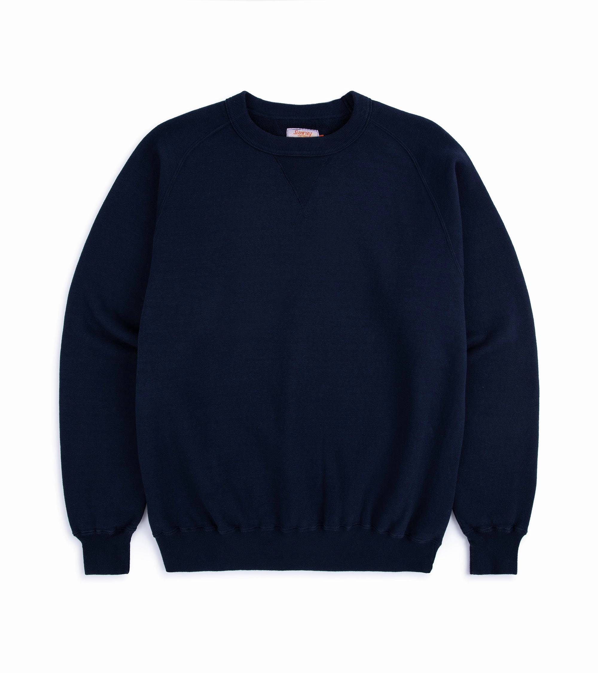 Sunray Sportswear Puamana Raglan Cotton Sweatshirt: Dark Navy Cold-Weather Apparel Cozy Comfort