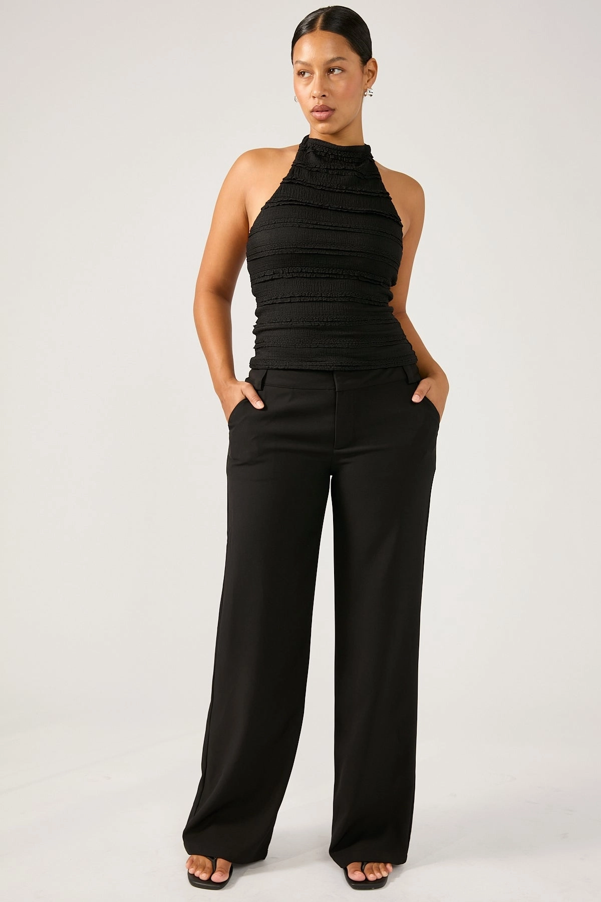 Layer Comfort Quick Access Perfect Stranger Cocona Low Rise Tailored Pant Black