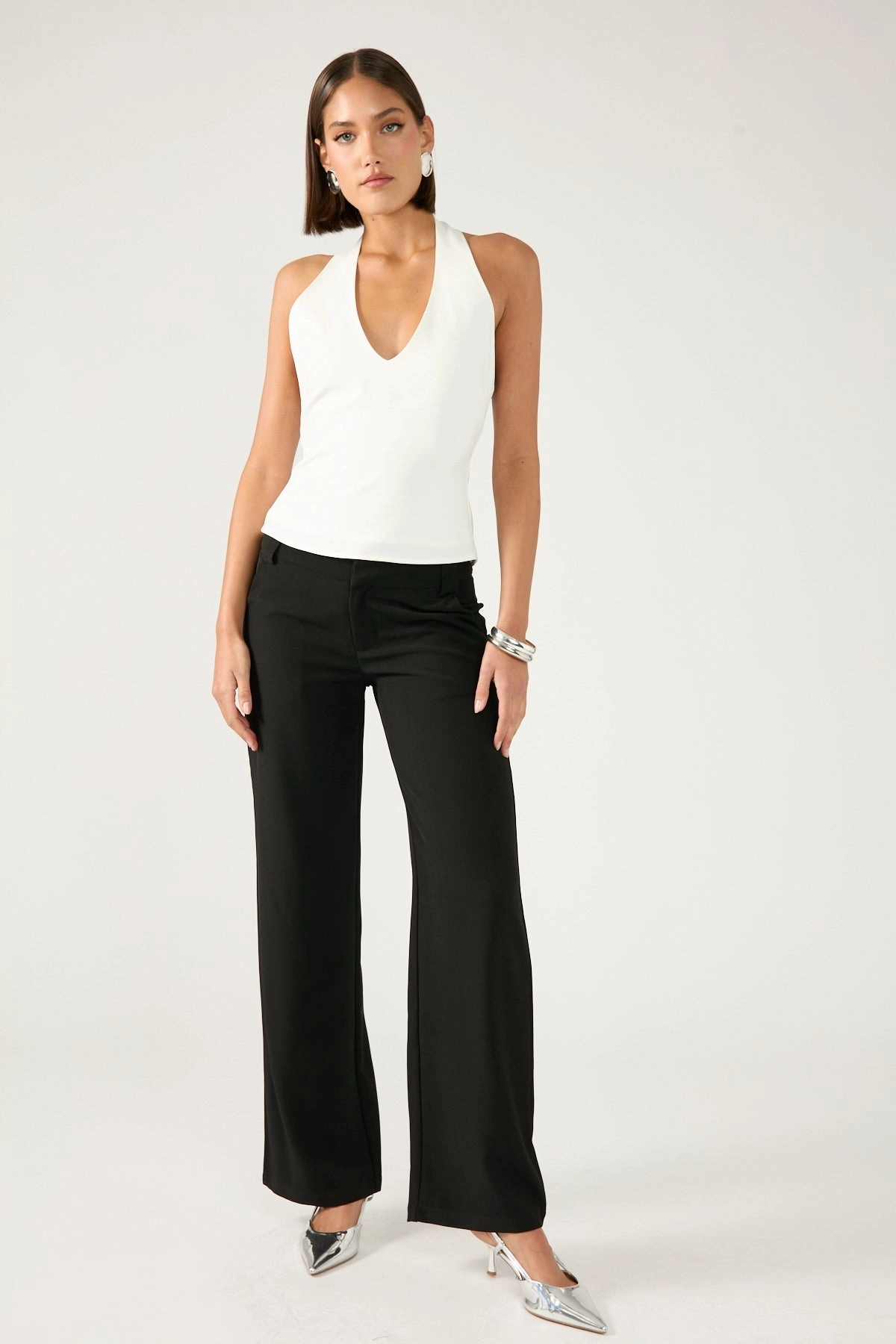Perfect Stranger Cocona Low Rise Tailored Pant Black Zip Pocket Air Flow