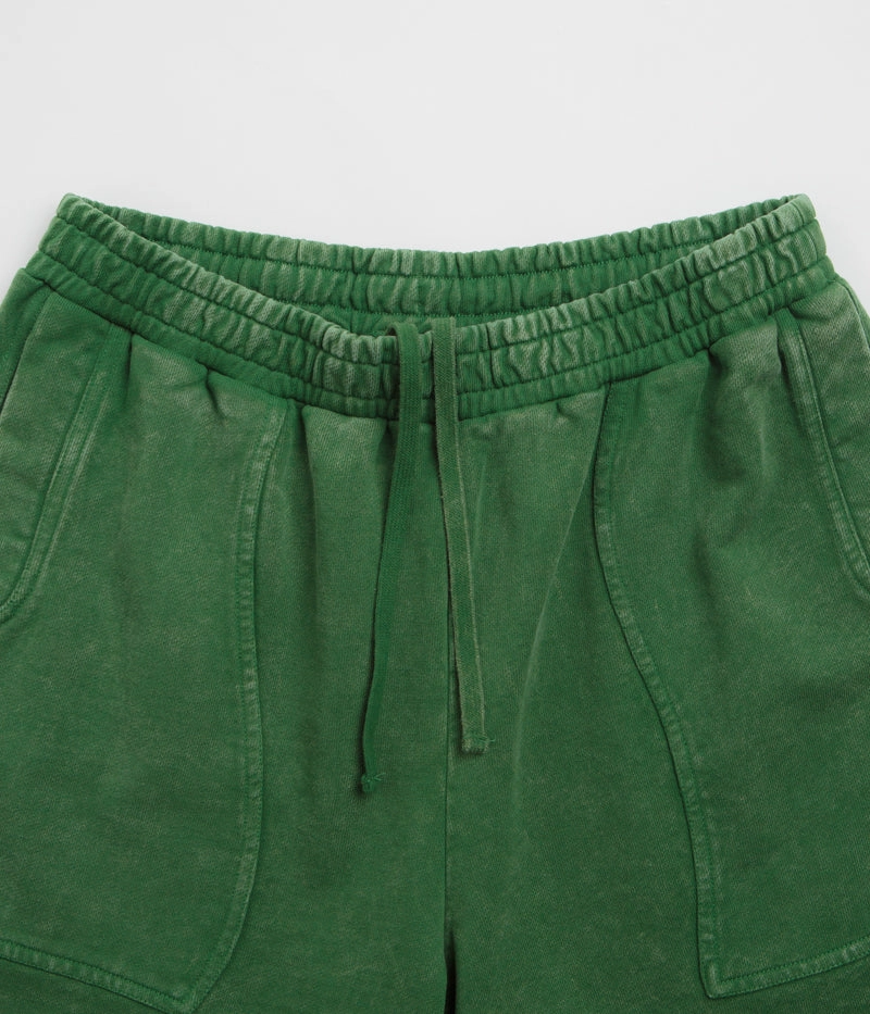Dime Cyclone French Terry Shorts - Evergreen Snow Washed Anti Odor Treatment Active Life