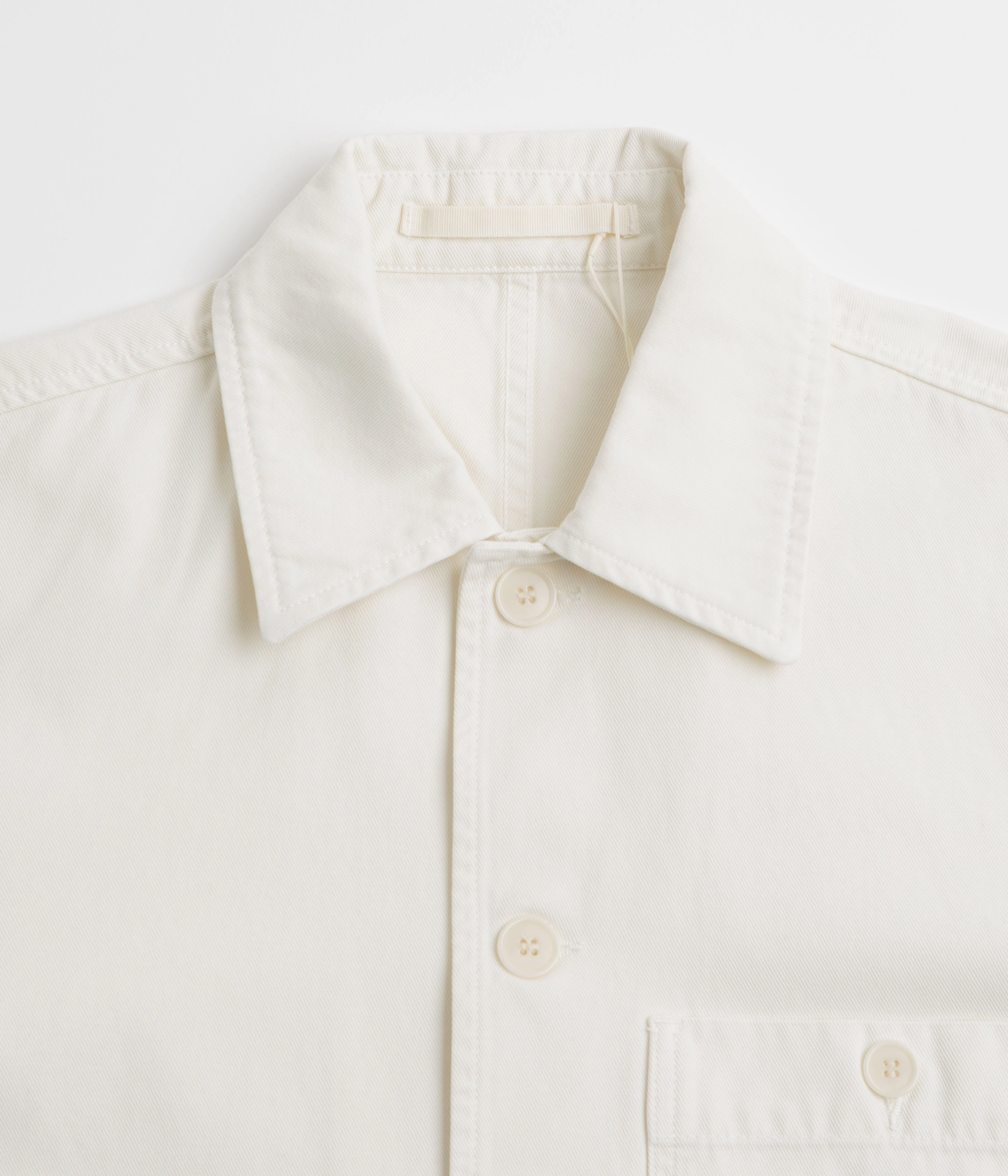 Norse Projects Standard Twill Overshirt - Ecru Odor Control Finish