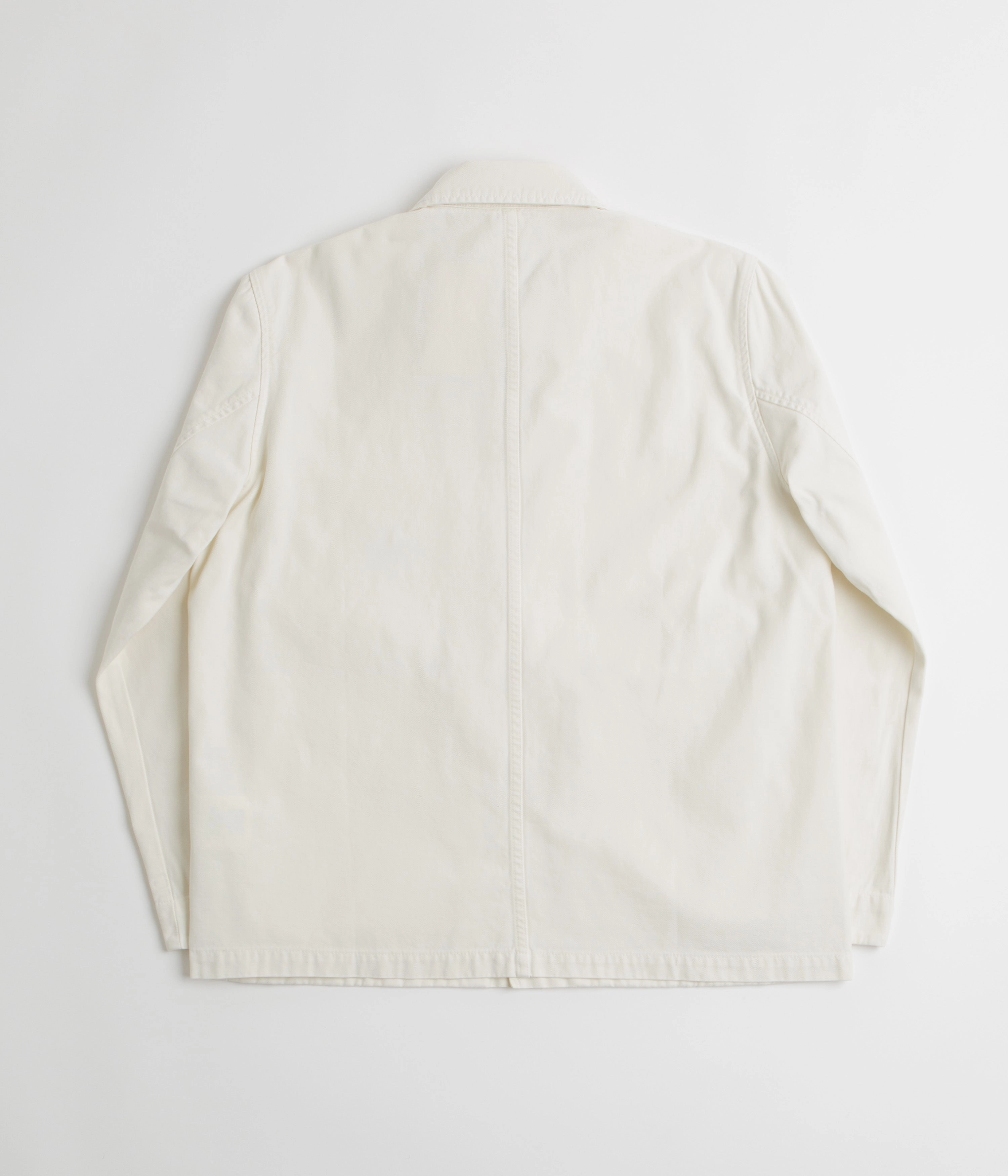 FullLengthZip Reversible Style Norse Projects Standard Twill Overshirt - Ecru