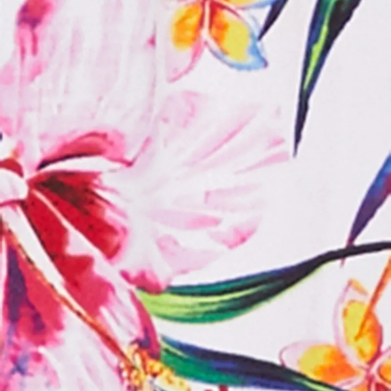 Tropical Floral Sleeveless Sundress City Essential