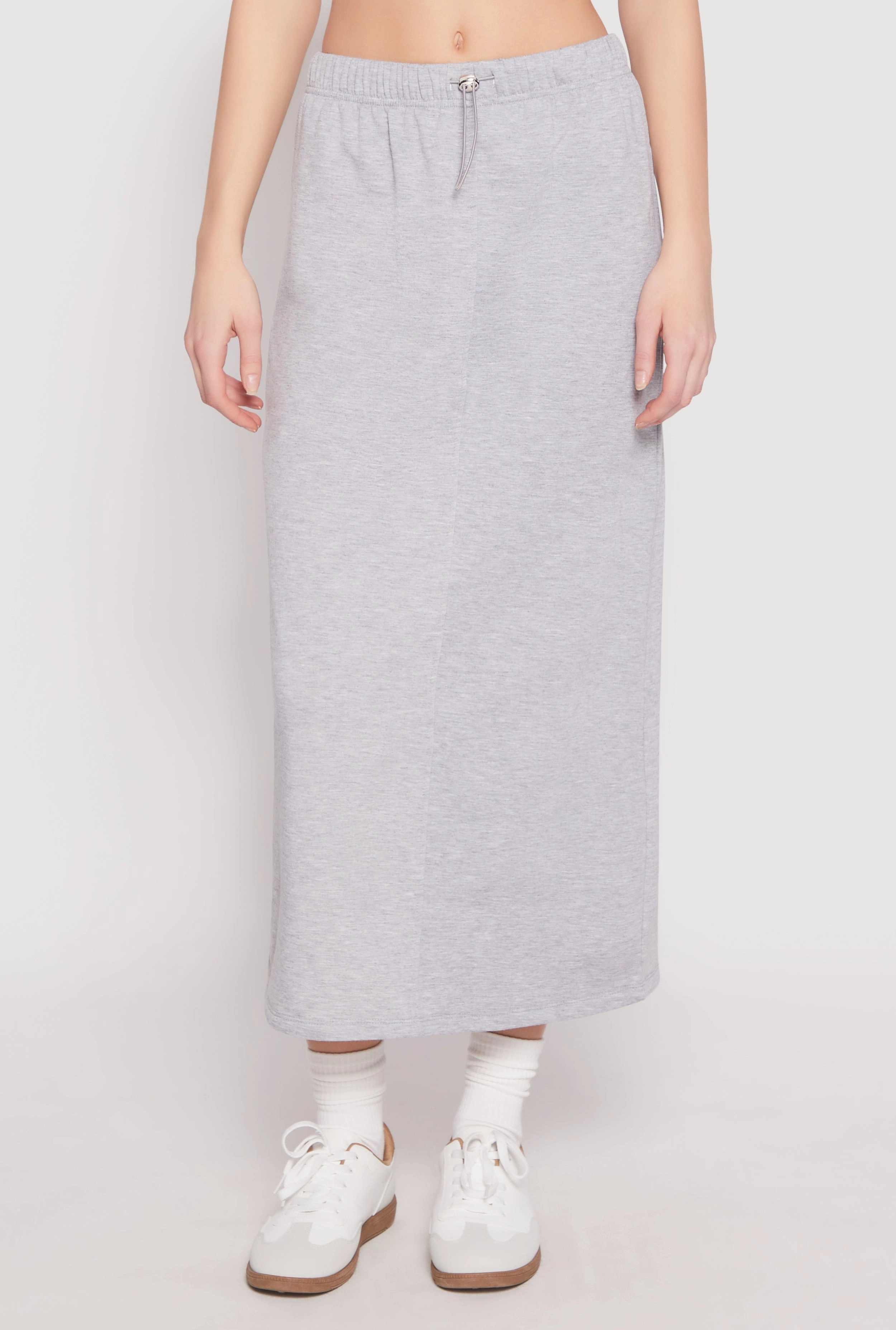 Elegant Feel Pure Vibes Almost Famous Fleece Maxi Skirt