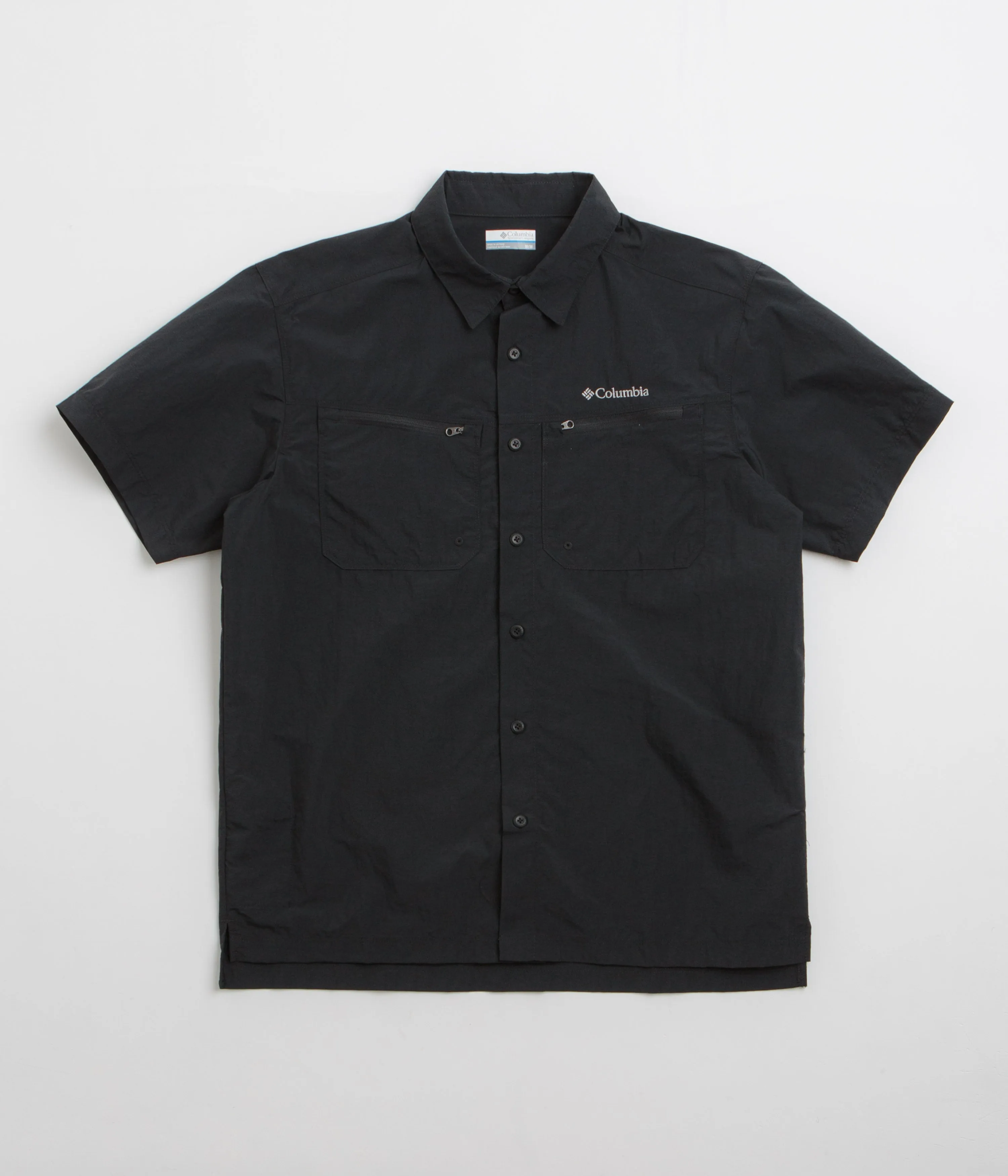 slim fit Corporate Event Columbia Mountaindale Short Sleeve Shirt - Black