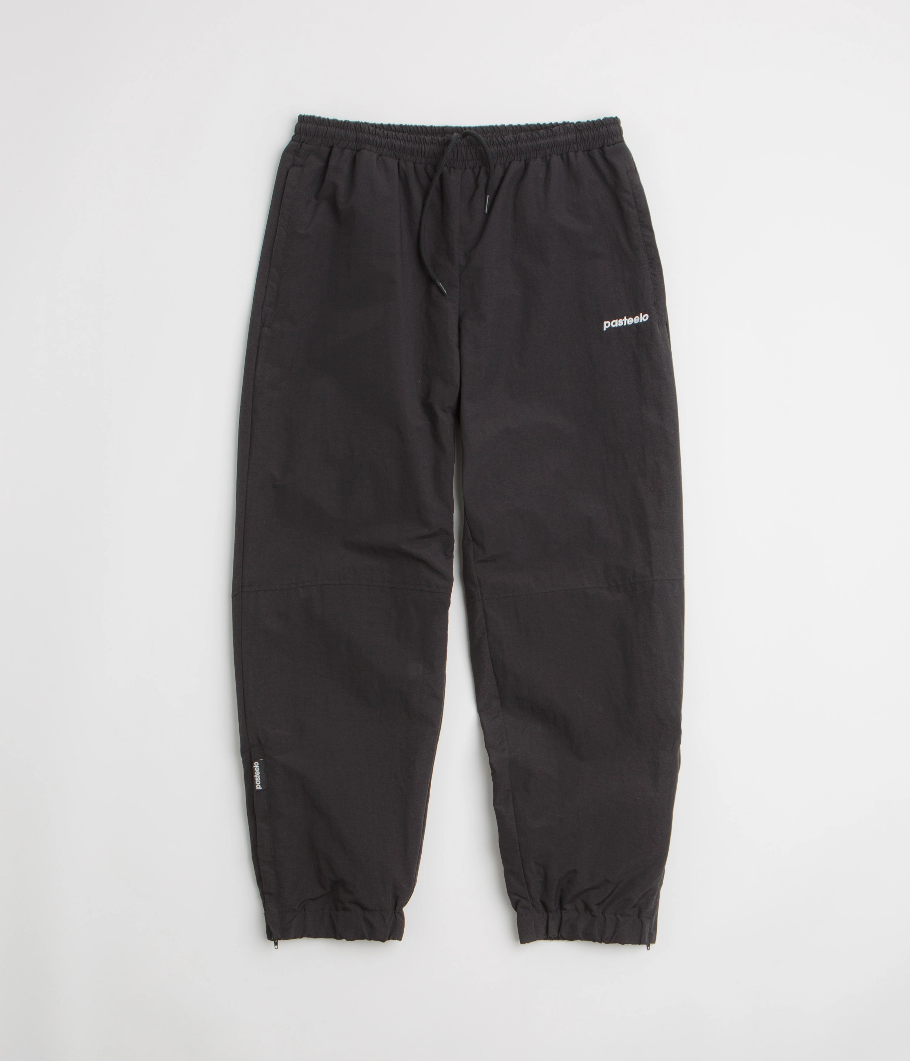 Pasteelo Sports Pants - Black Effortless Comfort Quick Slip
