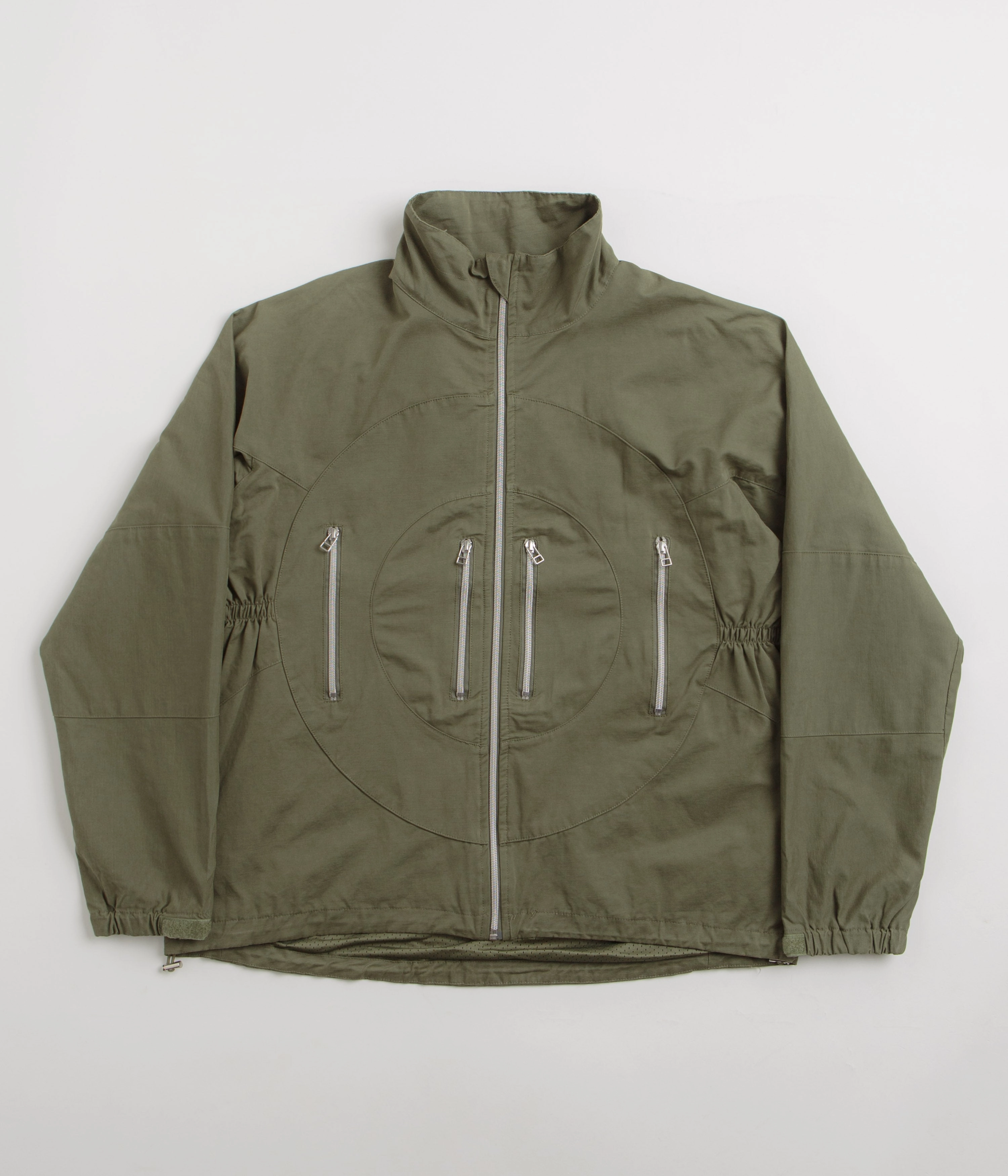 Layered Comfort Look Pop Trading Company O Jacket - Four Leaf Clover