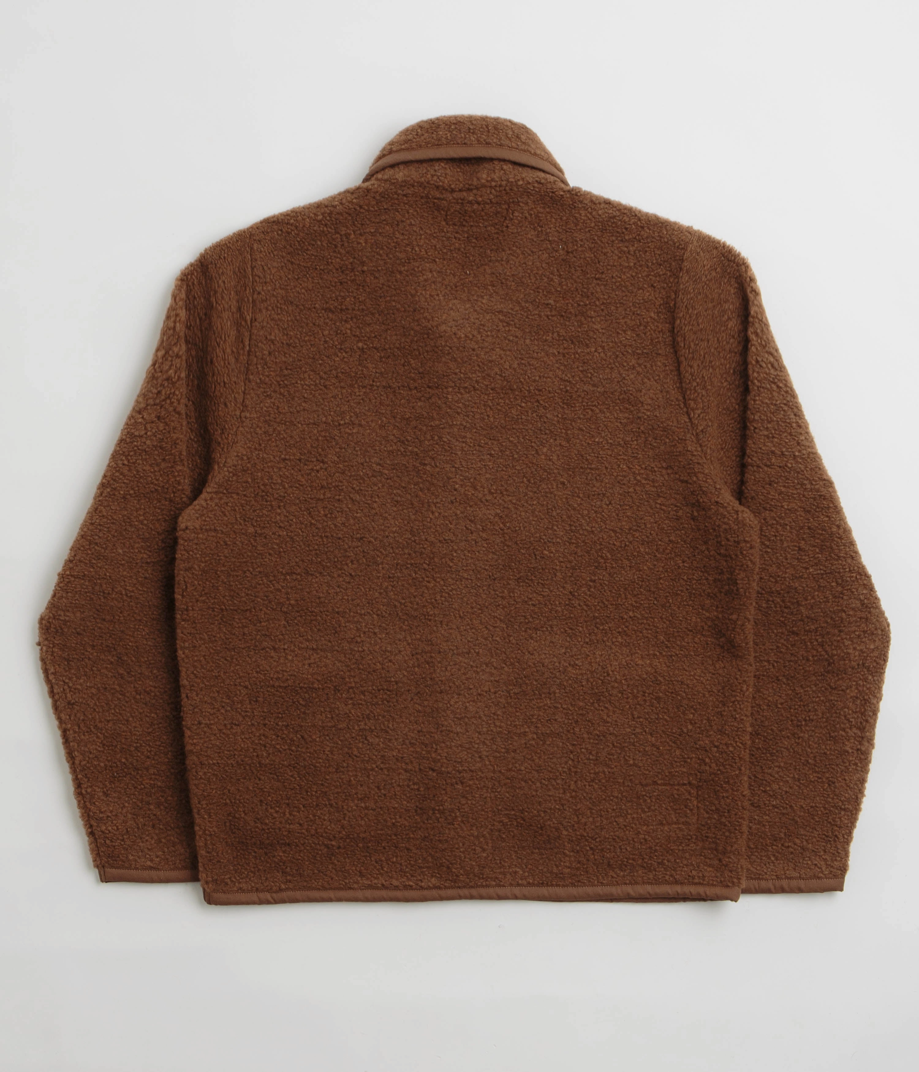 Universal Works Lancaster Jacket - Brown / Brown FlexibleCuffSystem NonChafing Seam Placement