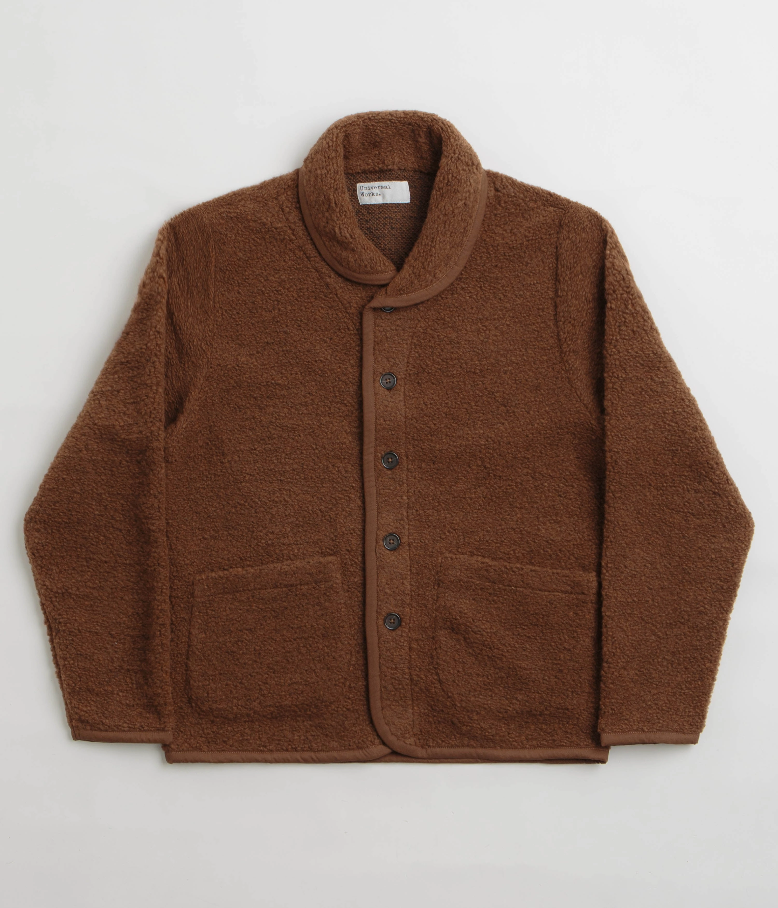 Universal Works Lancaster Jacket - Brown / Brown TemperatureRegulating Travel Ready
