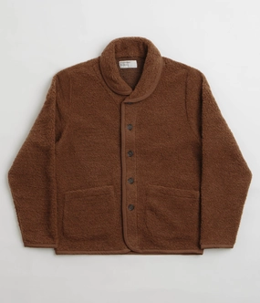 Universal Works Lancaster Jacket - Brown / Brown TemperatureRegulating Travel Ready