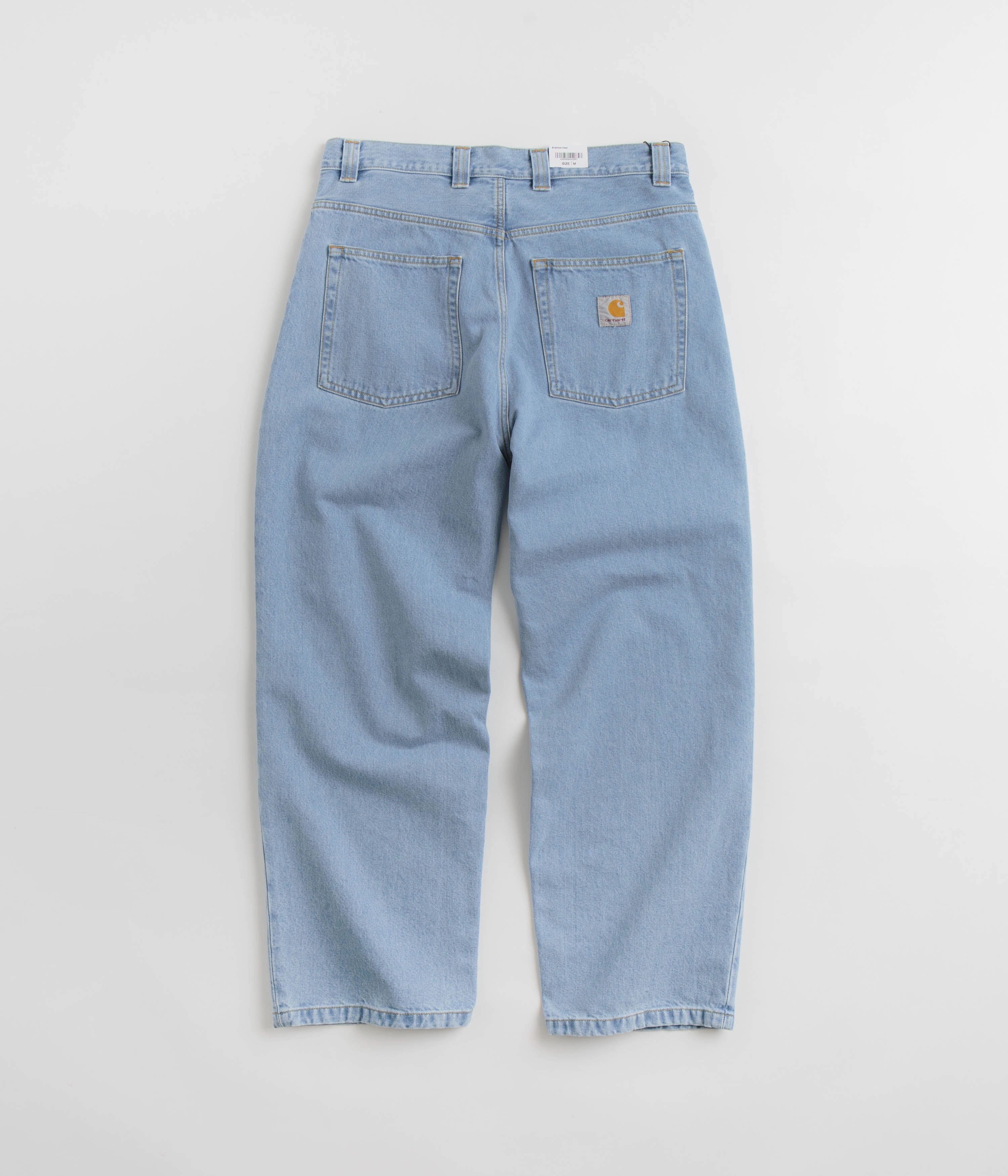 Carhartt Brandon Denim Pants - Blue Heavy Stone Bleach UVProtectiveLayer