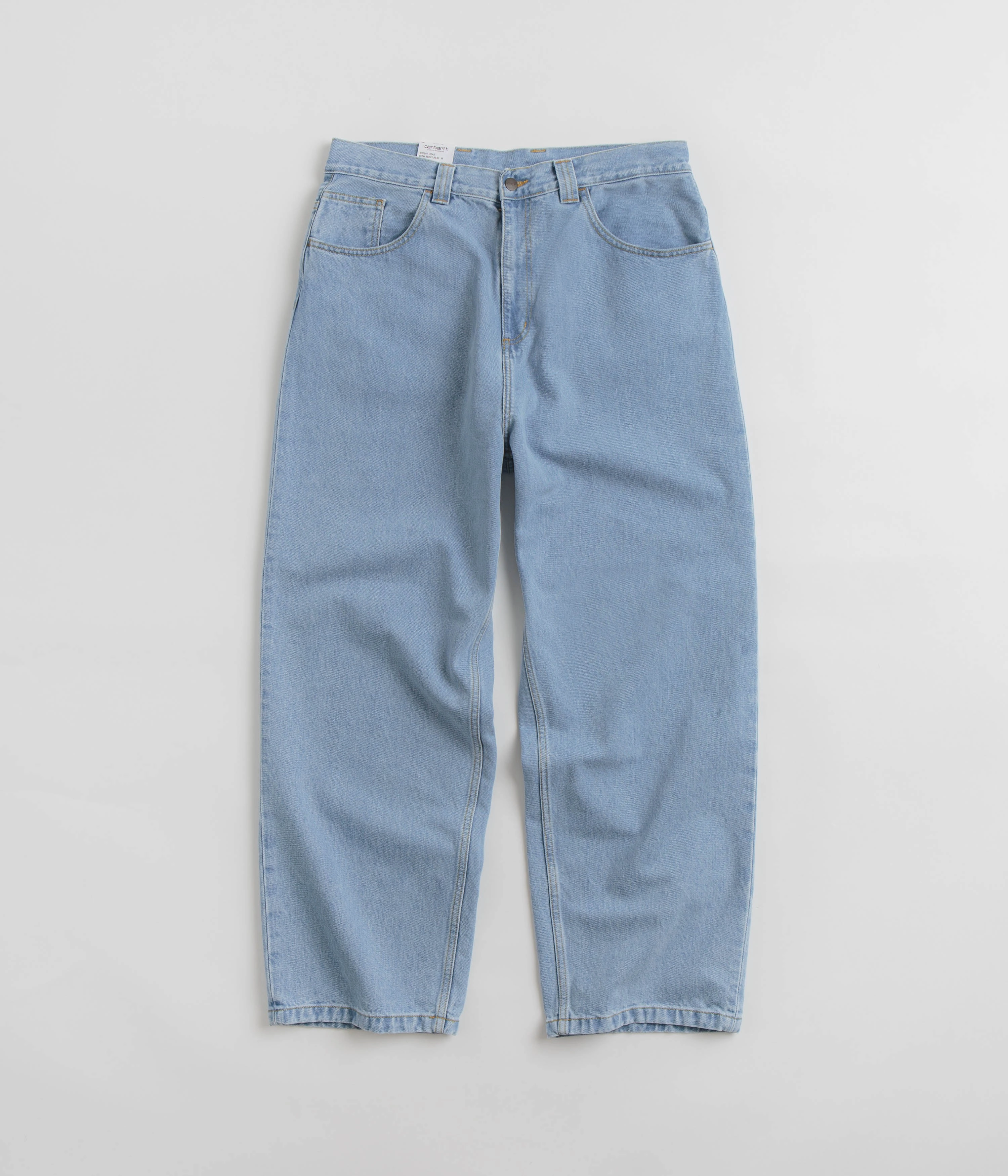 Packable design Flex Fit Carhartt Brandon Denim Pants - Blue Heavy Stone Bleach