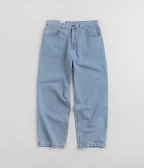 Packable design Flex Fit Carhartt Brandon Denim Pants - Blue Heavy Stone Bleach