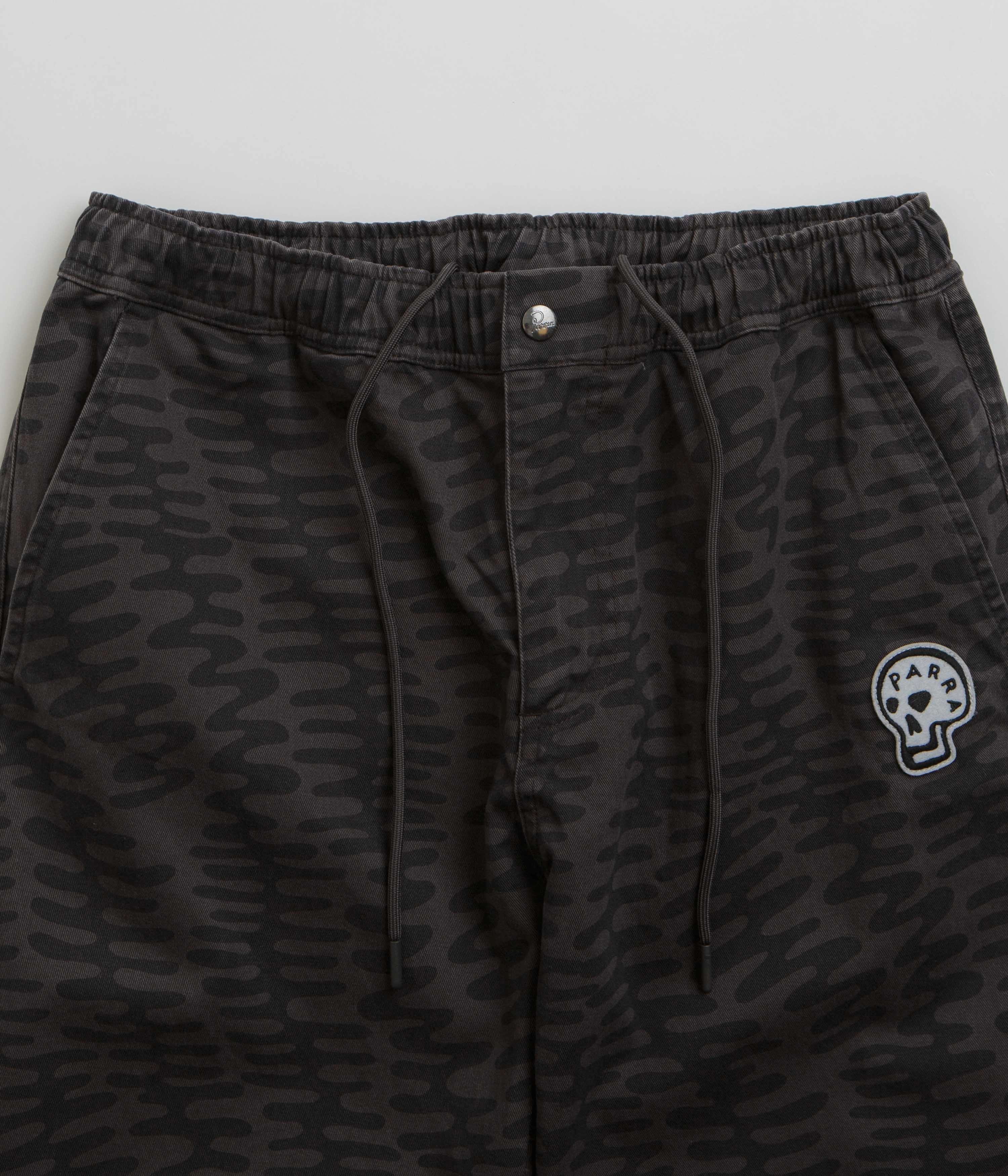 ErgonomicArticulatedDesign by Parra Stitched Skull Pants - Washed Grey