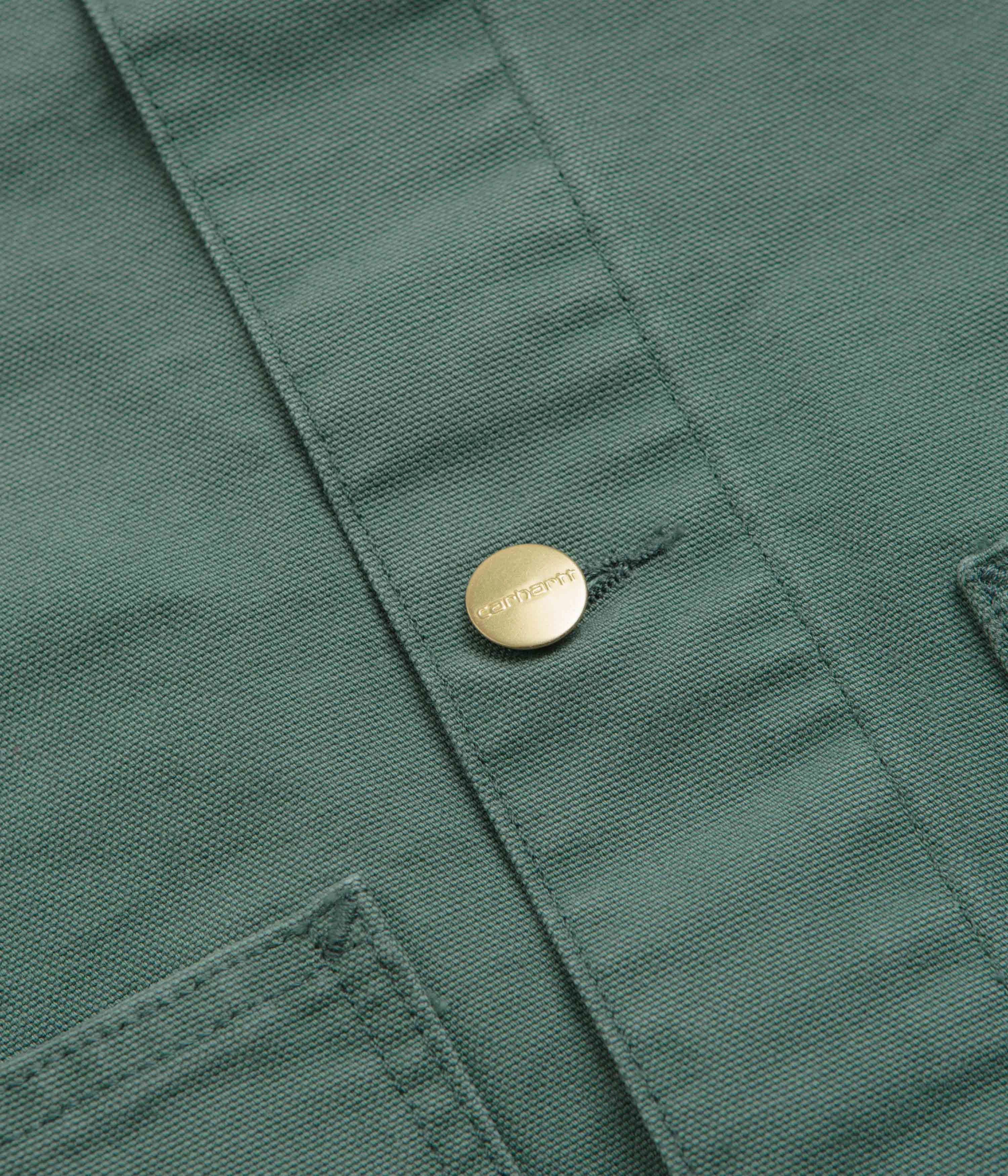 RibbedKnitCollar Wrinkle Free Exterior Carhartt Michigan Coat - Silver Pine / Silver Pine