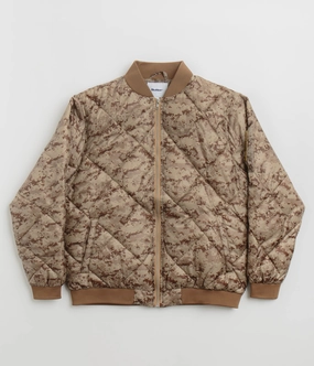 Classic Urban Wear Butter Goods Temperature Bomber Jacket - Digital Camo