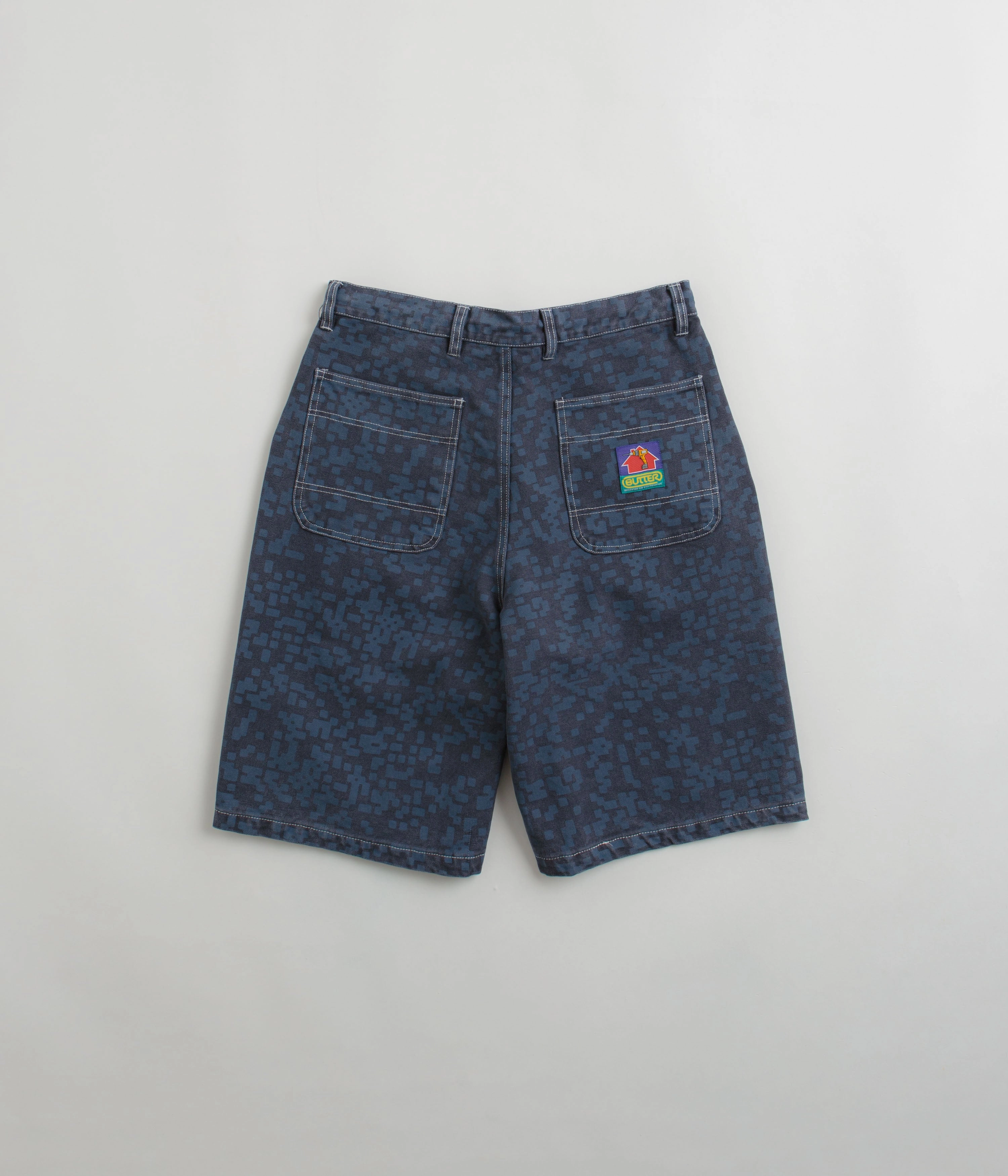 Butter Goods Work Shorts - Slate Blue personalized option