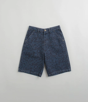Easy Movement Fit UV Protection Fabric Butter Goods Work Shorts - Slate Blue