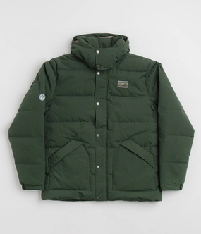 Patagonia Downdrift Jacket - Torrey Pine Green Sleek Layer Look Adjustable hood design