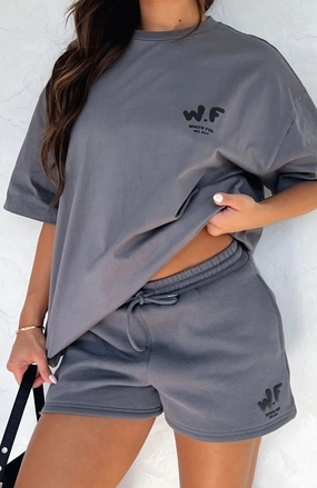 Hypoallergenic Lining Wide Leg Opening The New Standard Lounge Shorts Volcanic