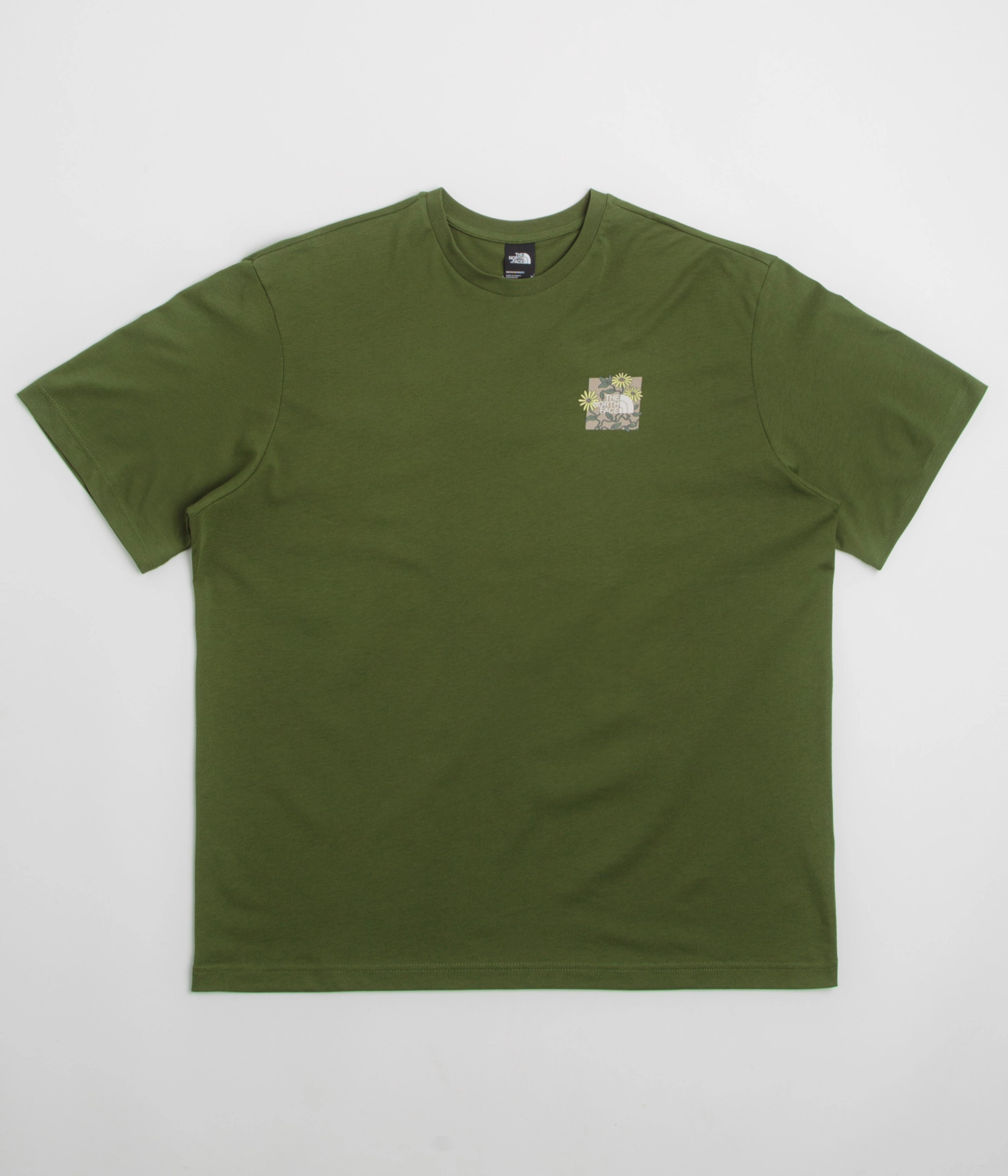 Micro Perforation The North Face Connected Relaxed Graphic T-Shirt - Woodland Green