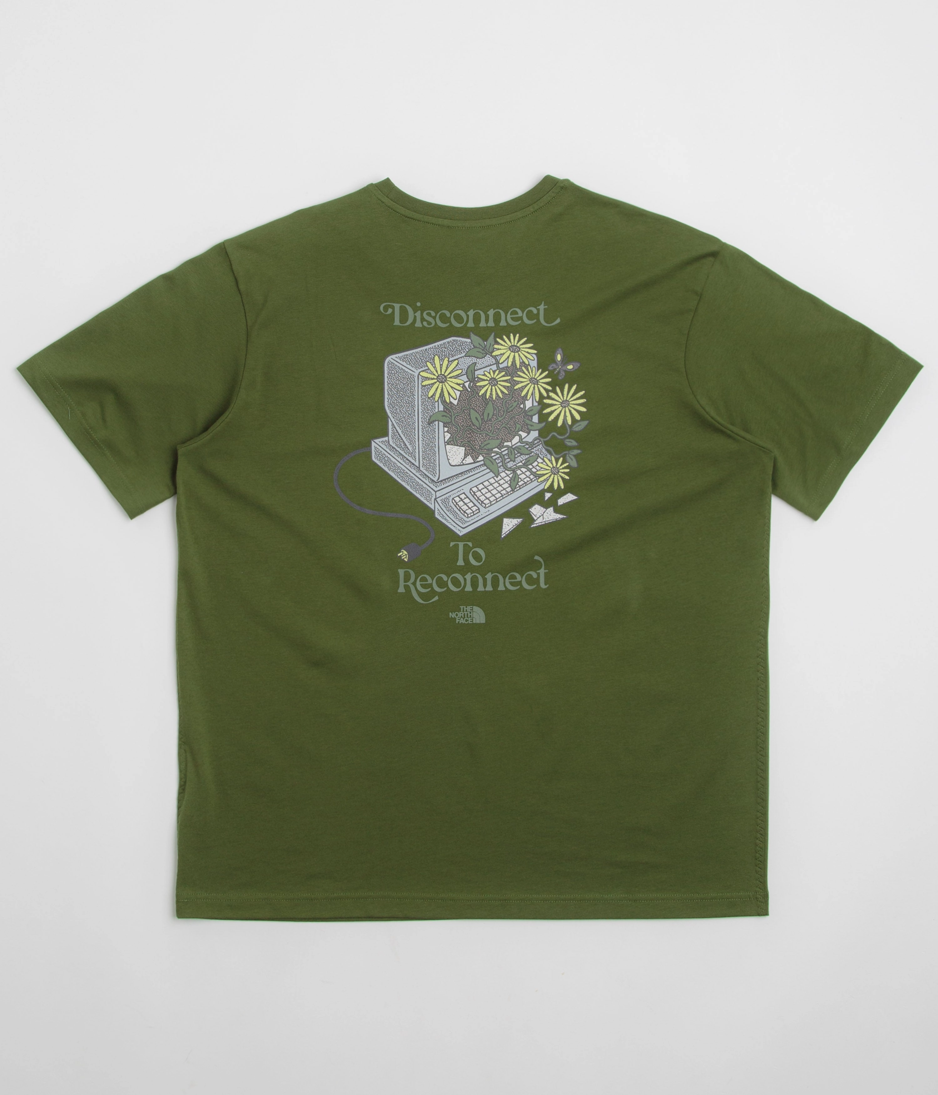 Hypoallergenic Fibers The North Face Connected Relaxed Graphic T-Shirt - Woodland Green