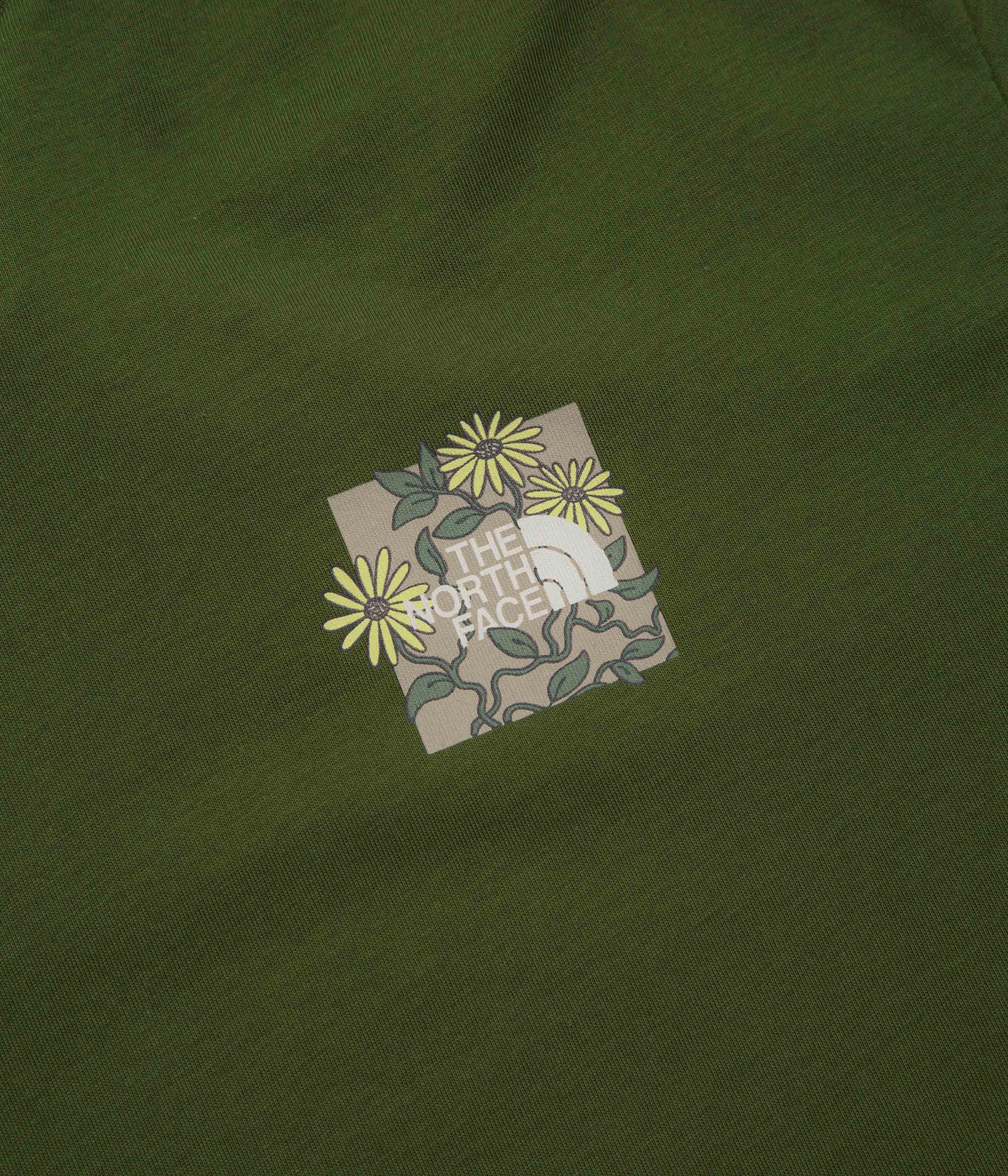 UV Protection The North Face Connected Relaxed Graphic T-Shirt - Woodland Green