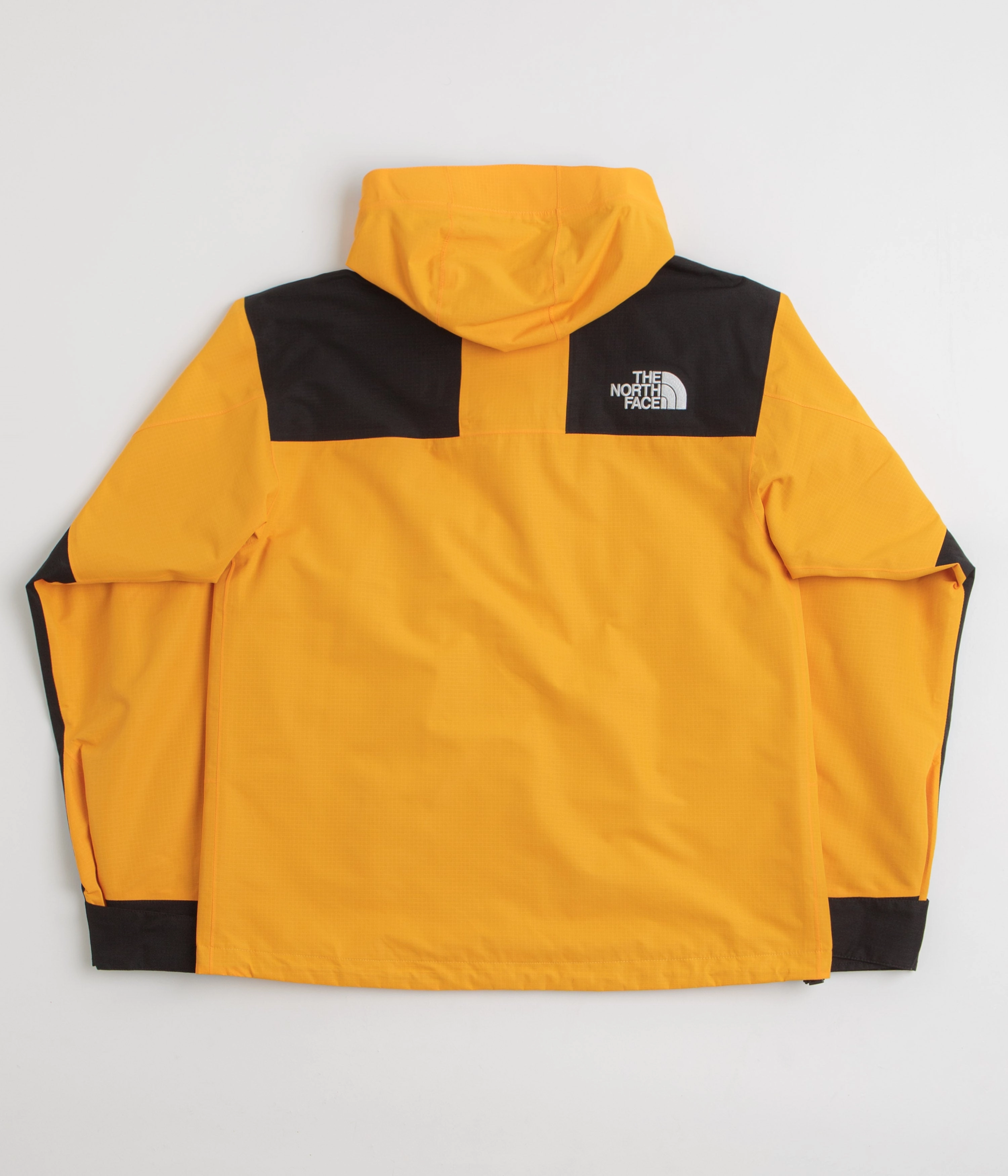 Full Zip Closure Hidden Storage Compartment The North Face Dryvent Mono Mountain Jacket - Summit Gold / TNF Black