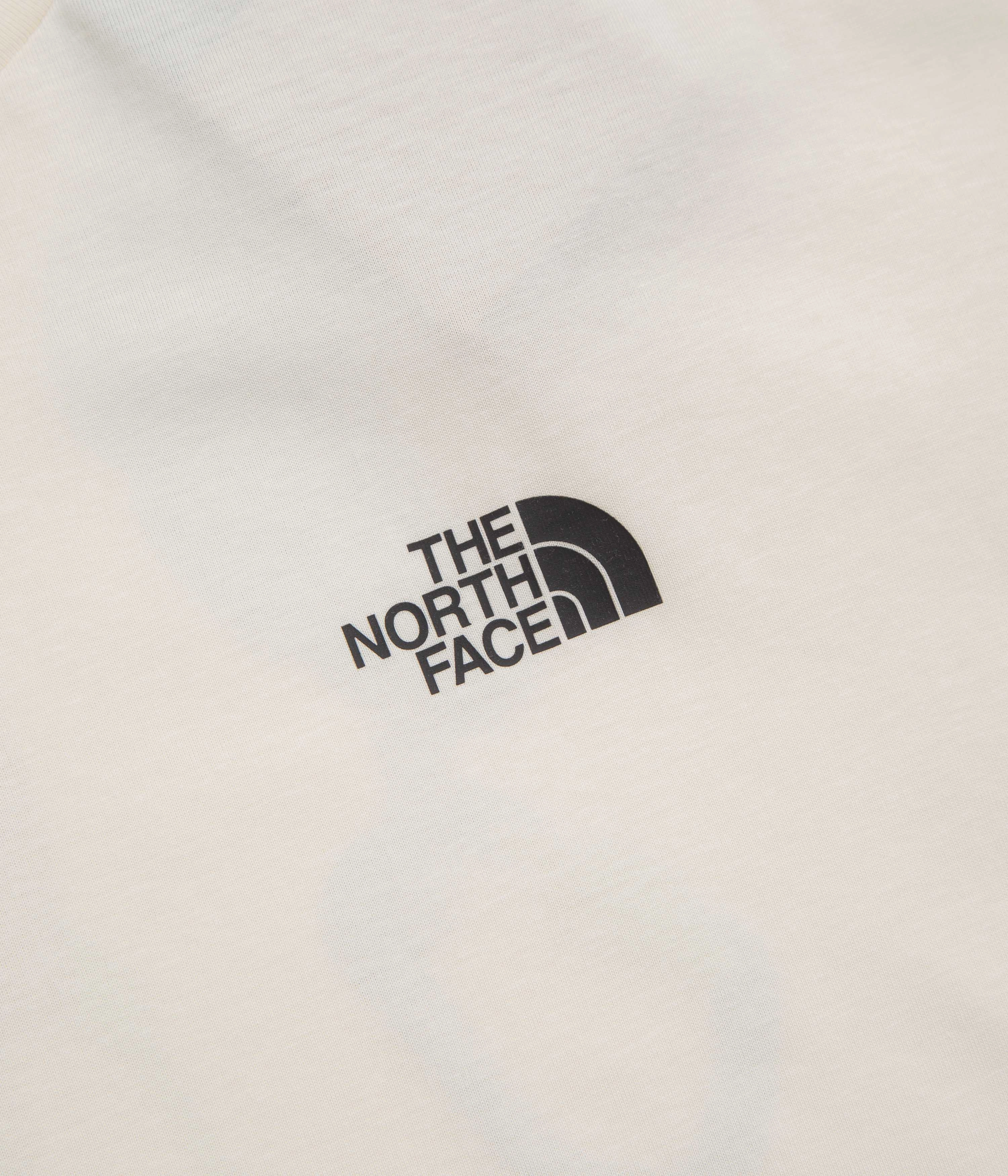 Light Comfort VintageWashEffect The North Face Explore Gear Relaxed T-Shirt - White Dune