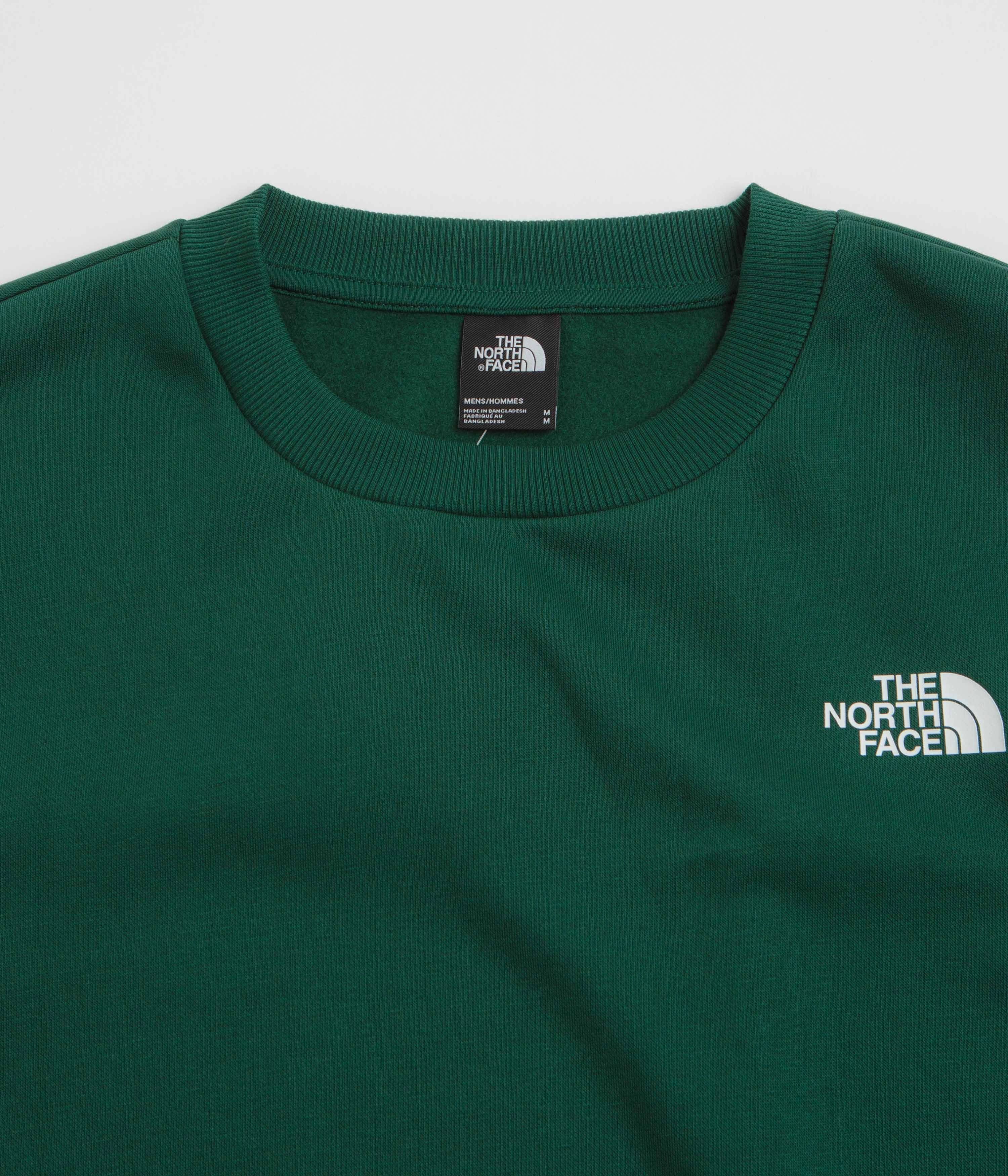 The North Face Simple Dome Crewneck Sweatshirt - Hunter Green Cozy And Warm Perfectly Cozy