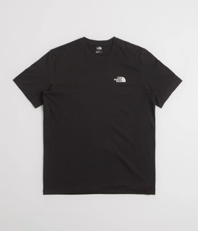 ReinforcedNeckline The North Face Simple Dome T-Shirt - TNF Black