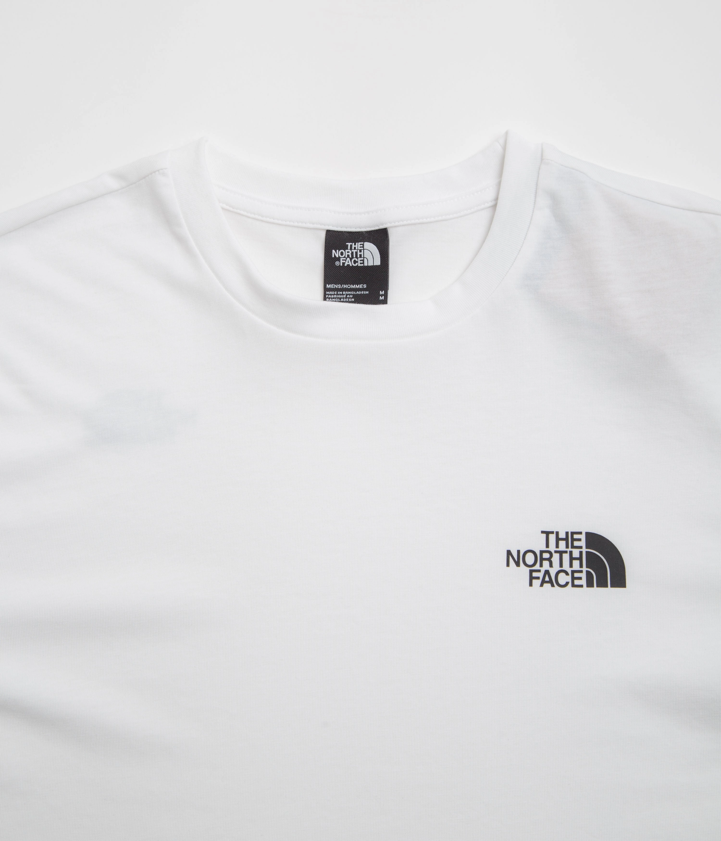 Anti Pilling Finish Printed Logo The North Face Simple Dome T-Shirt - TNF White