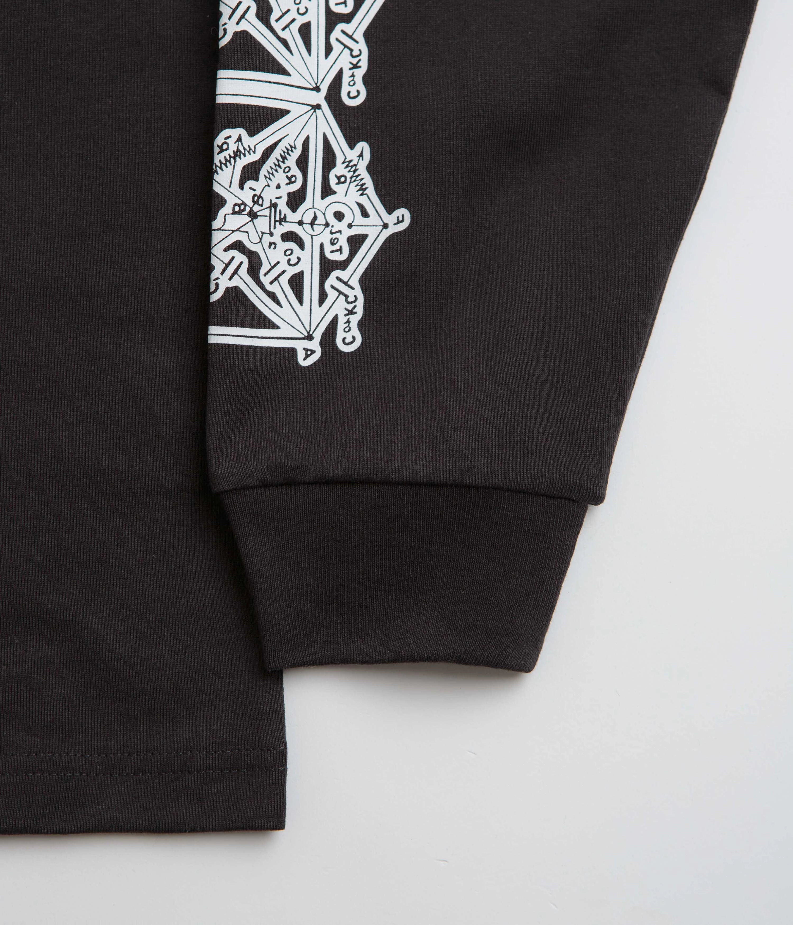 The Trilogy Tapes Envelope Goat Long Sleeve T-Shirt - Black Picnic