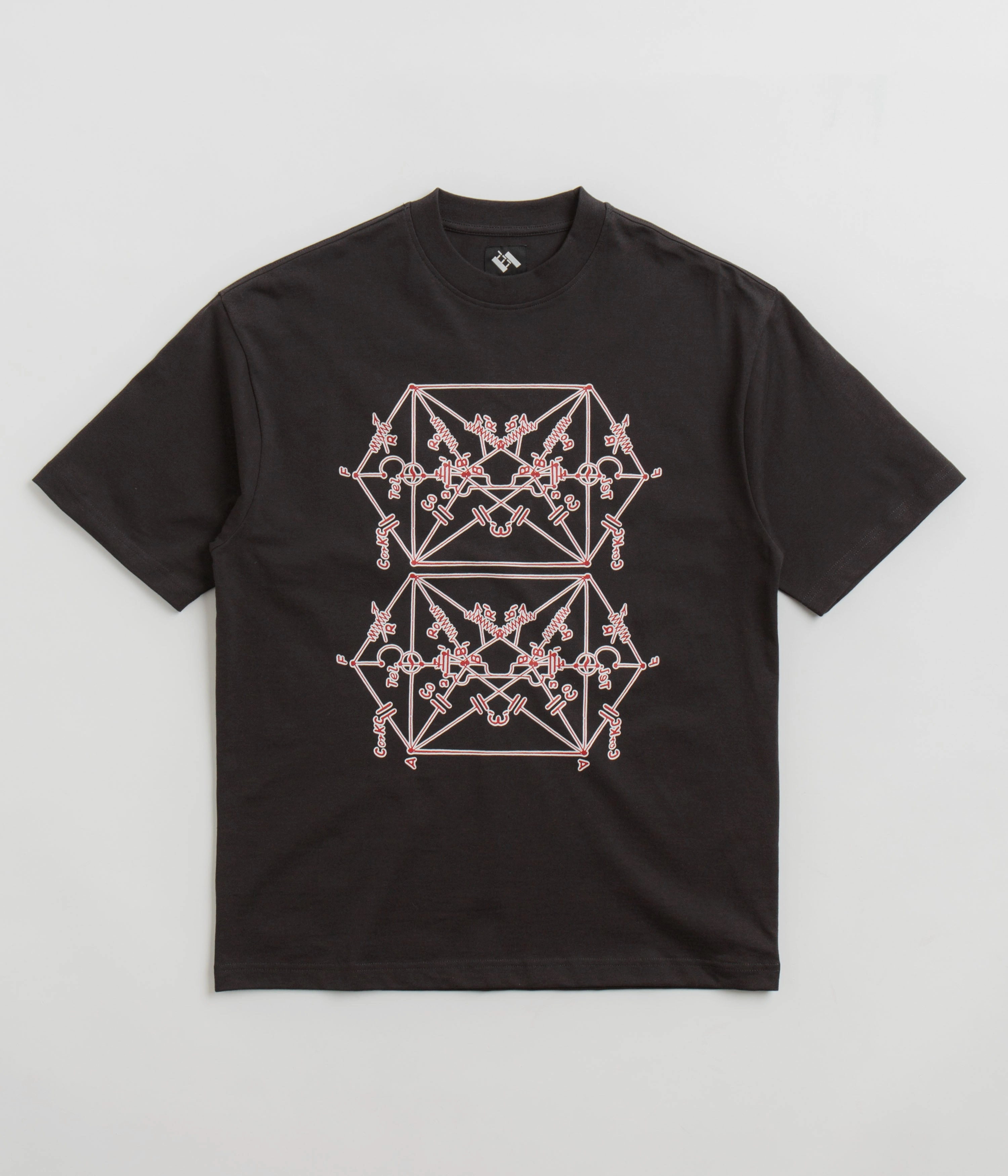 The Trilogy Tapes Envelope Goat T-Shirt - Black Classic Look Essential Style Wear