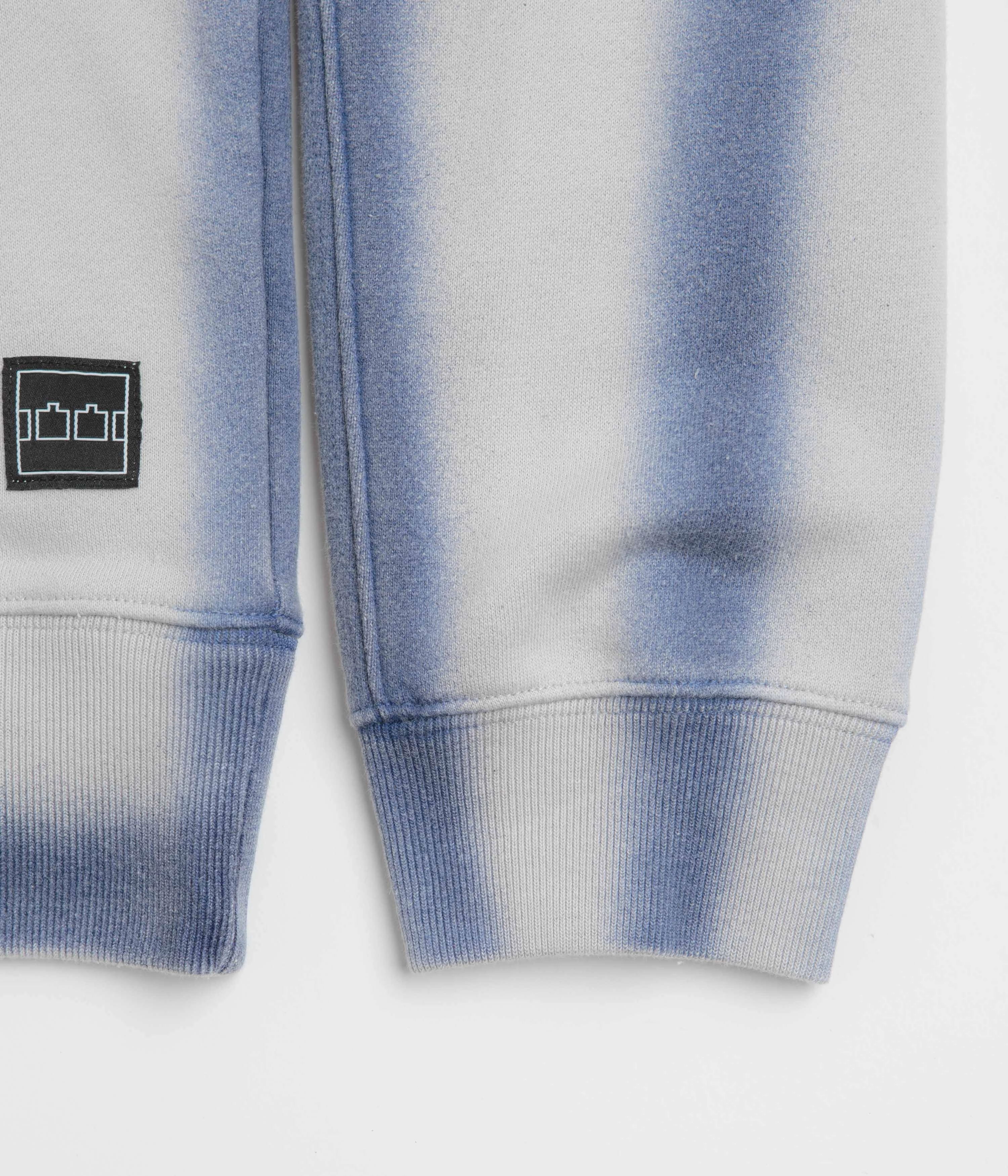 The Trilogy Tapes Overdyed Crewneck Sweatshirt - Grey / Blue Fashionable Layering Ultimate Layering