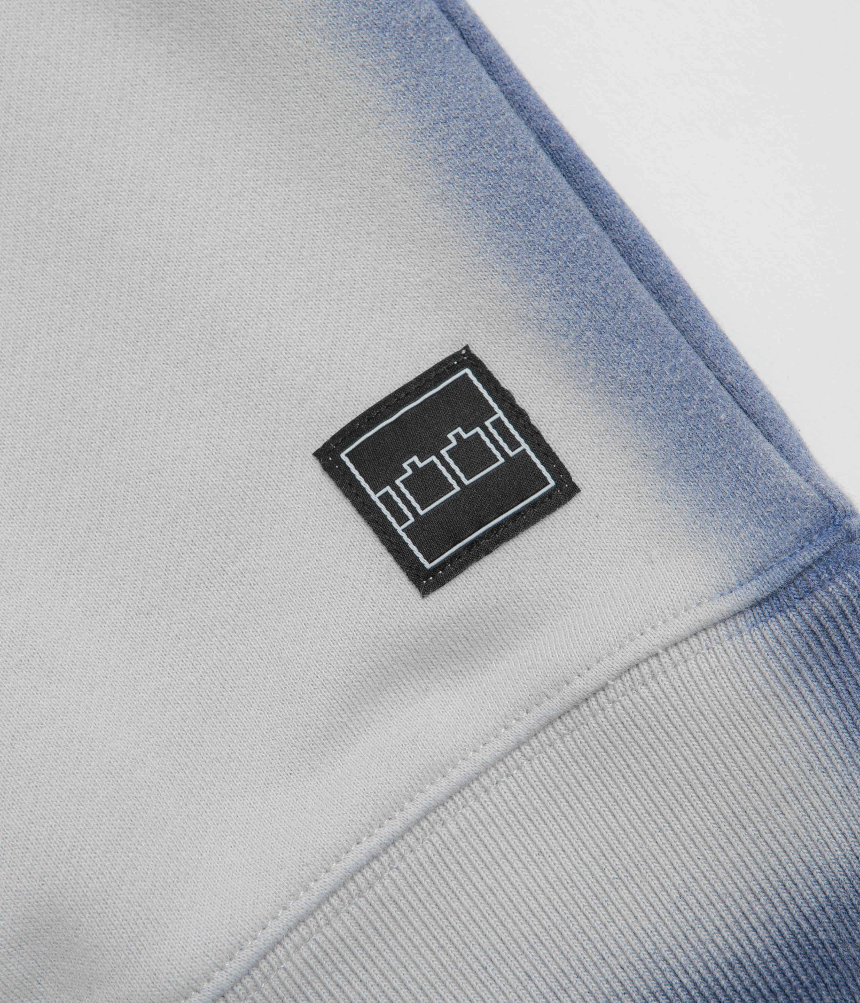 The Trilogy Tapes Overdyed Crewneck Sweatshirt - Grey / Blue Ultimate Comfort