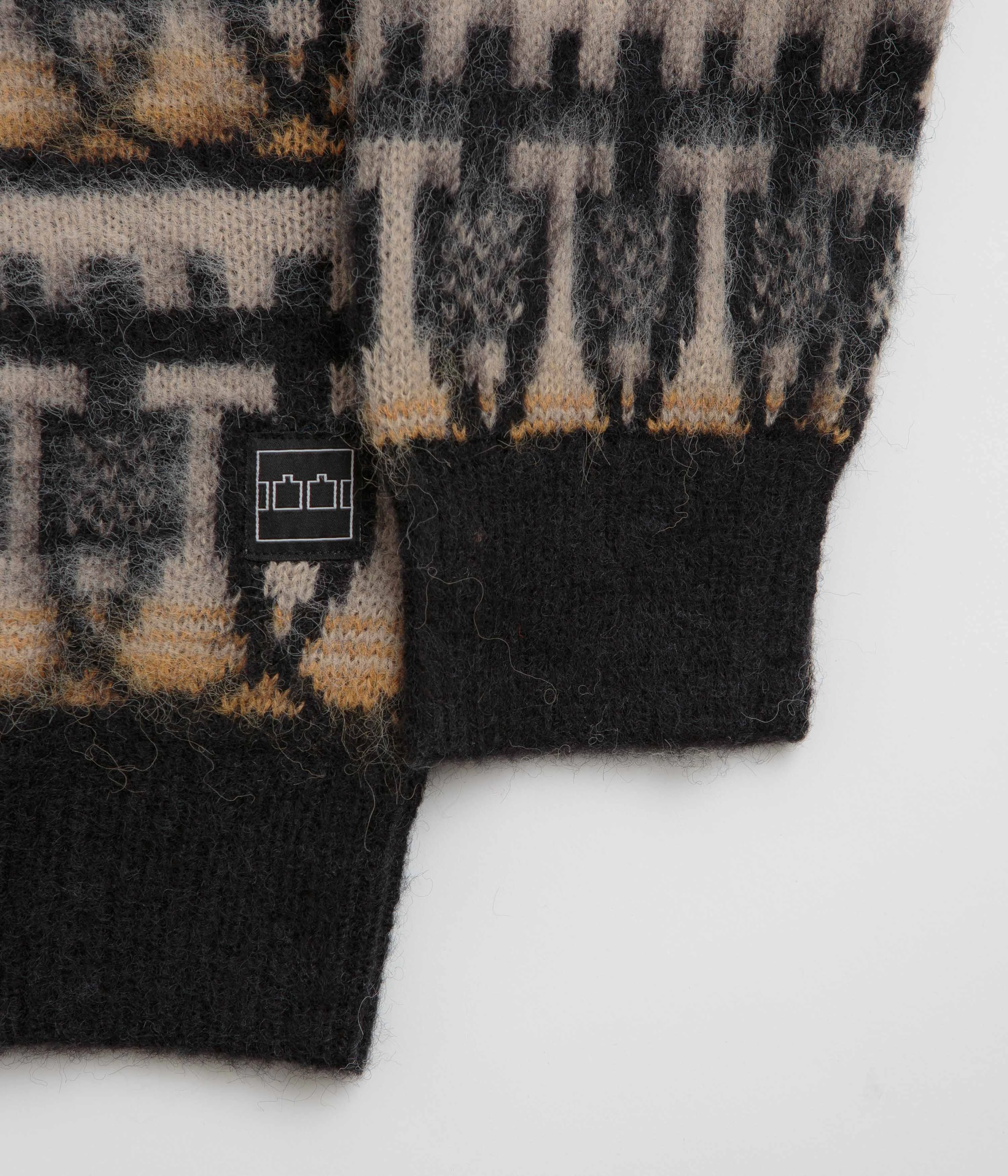 Winter Ready Look Winter Comfort Layer The Trilogy Tapes Repeat Knitted Sweatshirt - Multi