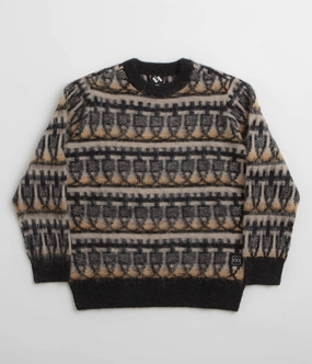 The Trilogy Tapes Repeat Knitted Sweatshirt - Multi Chilly Day Knit Snuggly Pieces