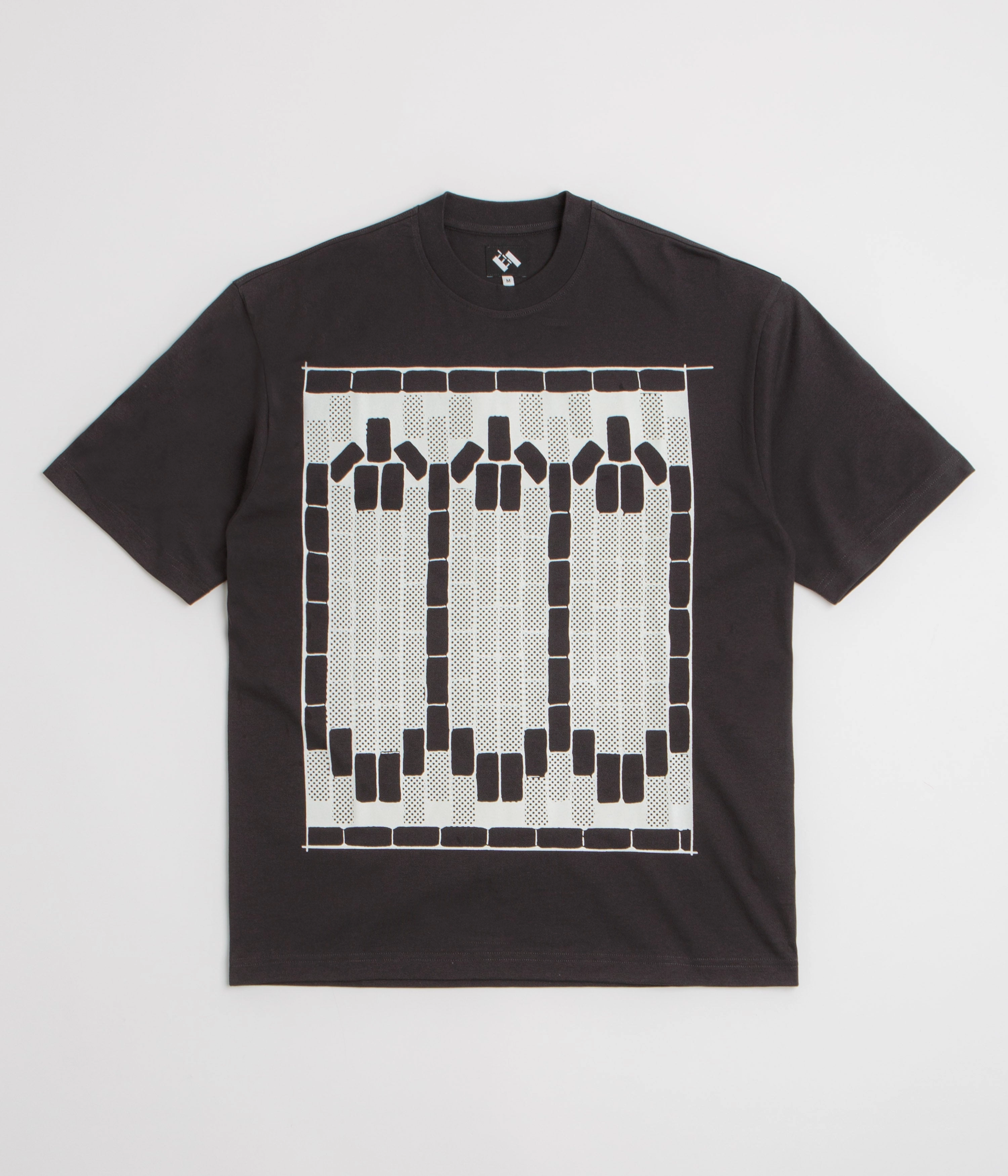 The Trilogy Tapes Tetris Teeth T-Shirt - Black / Glow In The Dark Cozy Vibes ComfortFirst