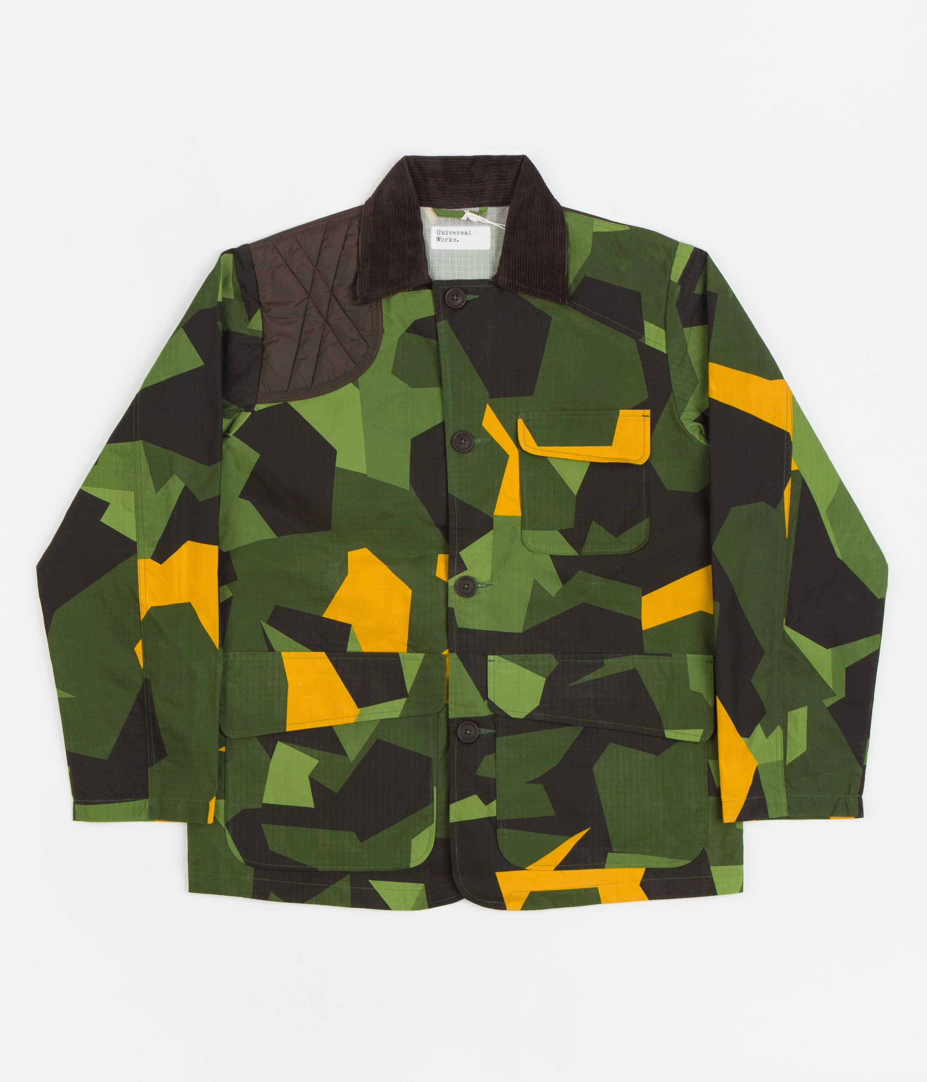 Taped Neckline Heavy Duty Buckle Universal Works Good Will Jacket - Olive