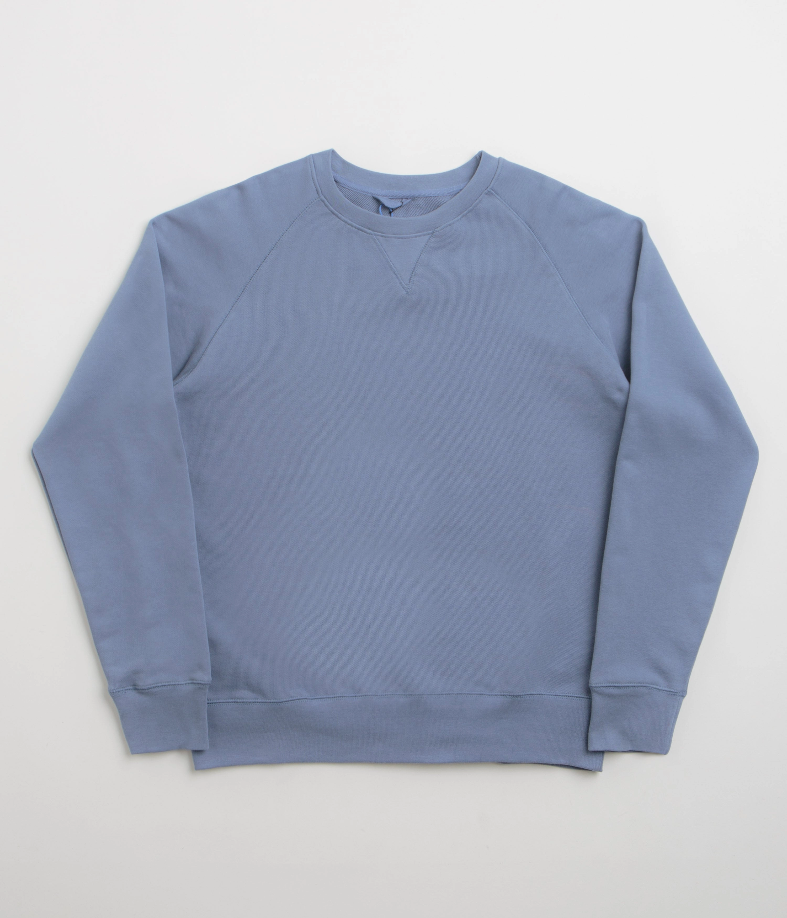Lattice Stitch Pattern Uskees 7005 Crewneck Sweatshirt - Cornflower Blue