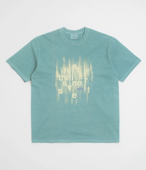 Brushed Interior Lining Organic Cotton Construction thisisneverthat Brushed Paint T-Shirt - Emerald