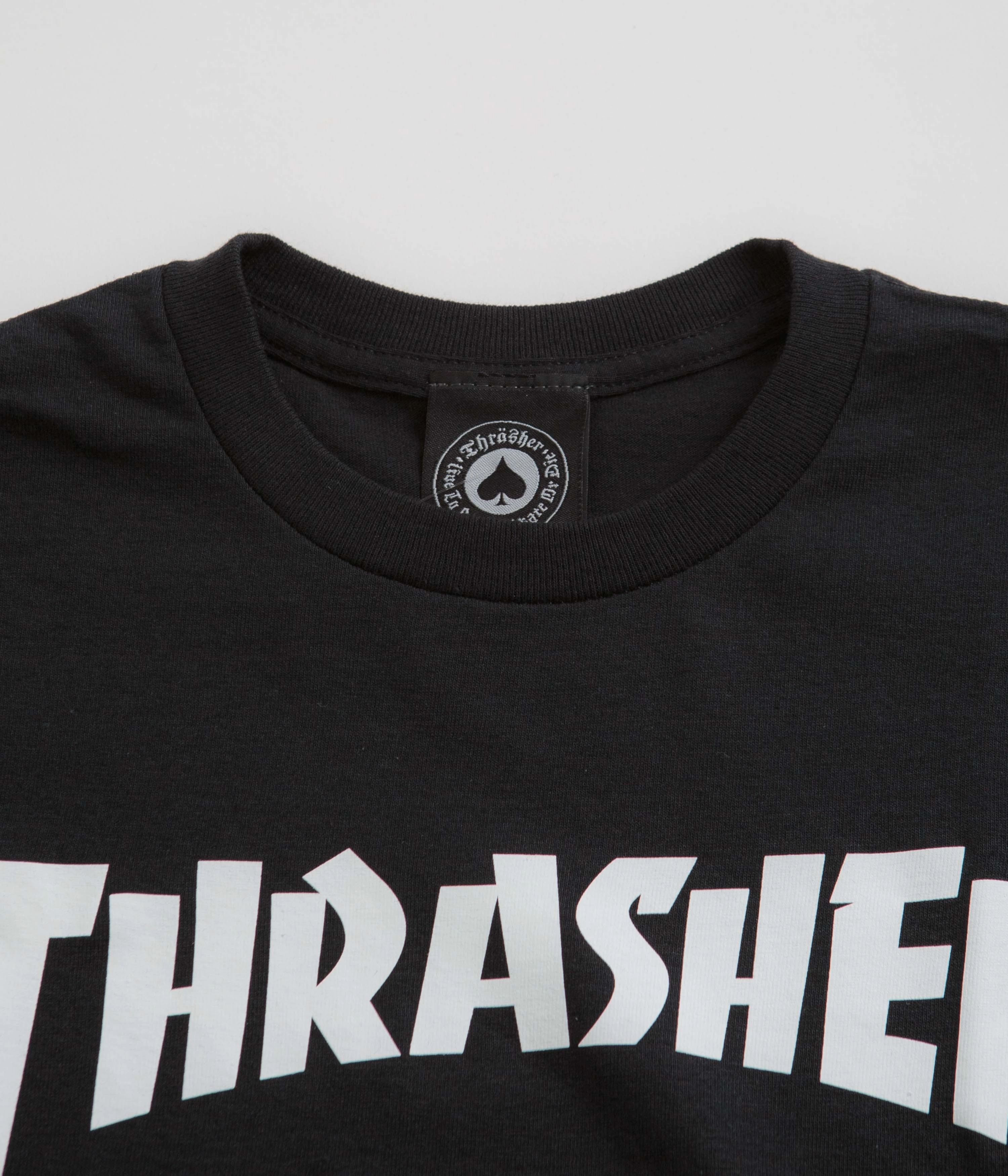 Thrasher Skate Mag T-Shirt - Black OversizedSilhouette Cool Layering
