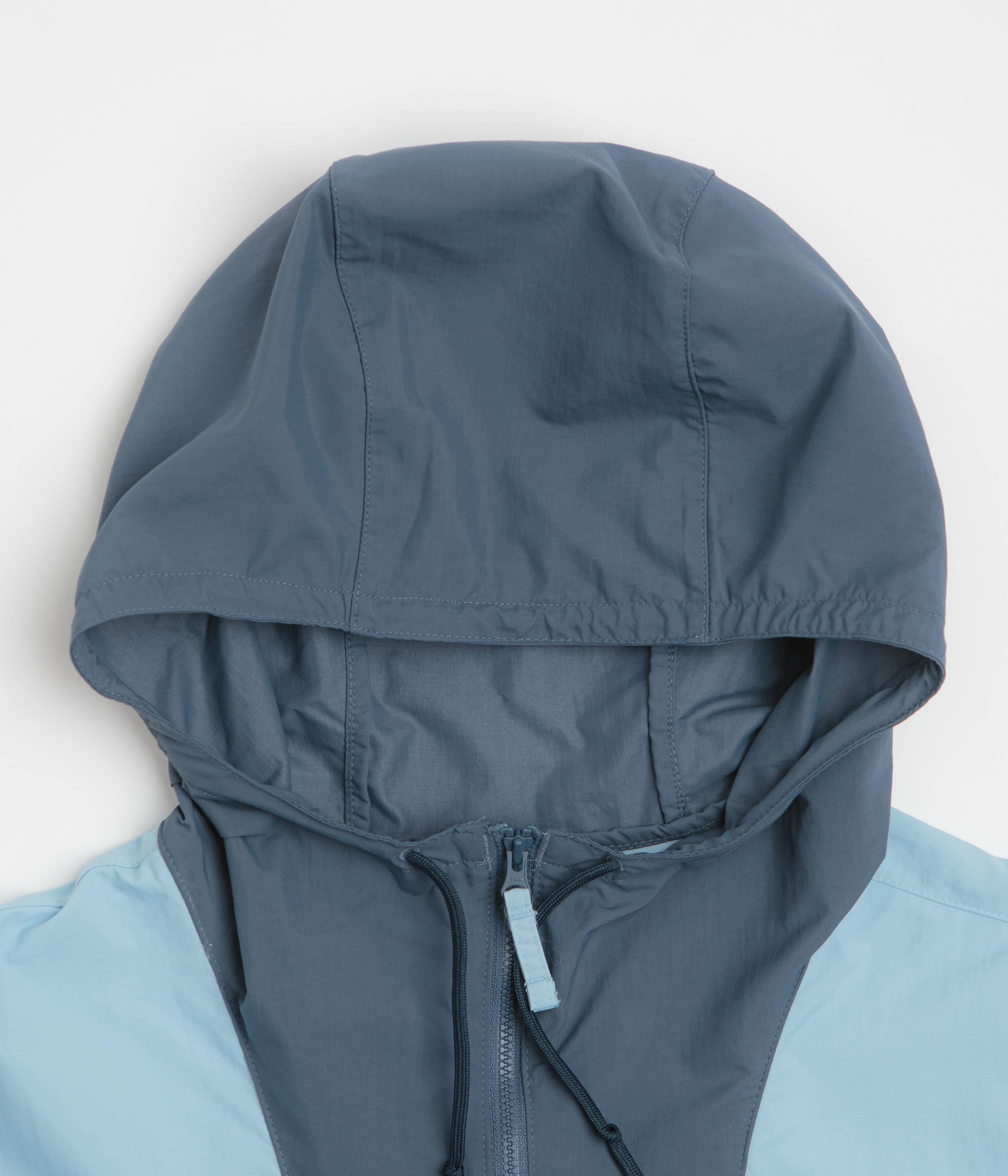 Columbia Spire Valley Hooded Windbreaker Jacket - Ripple Blue / Dark Mountain / Collegiate Navy 360?? Visibility Comfortable Fabric