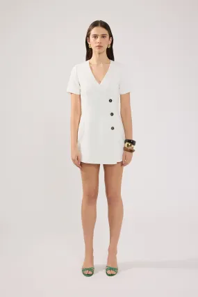 Perfect Stranger Beth Mini Dress Off White Subtle Look