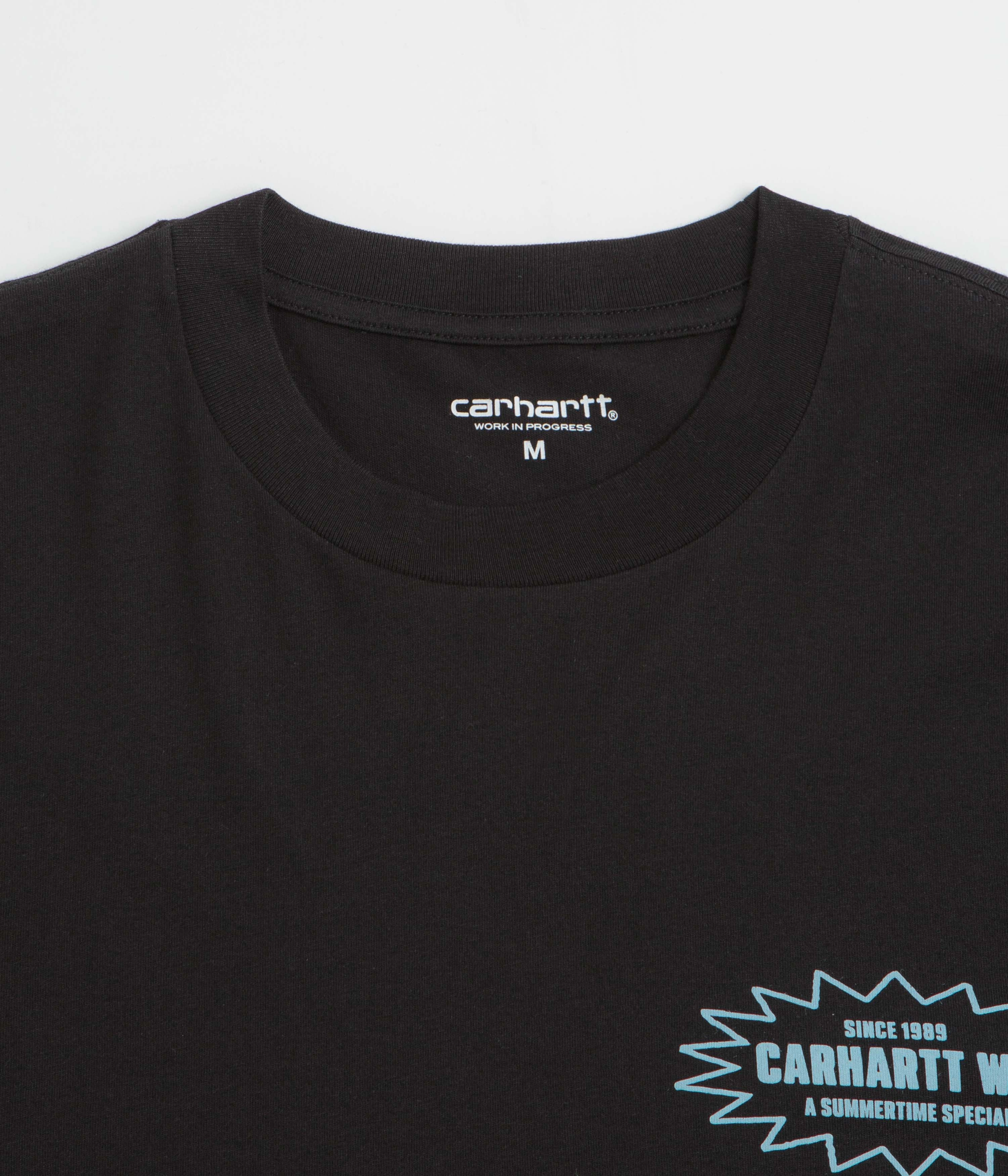 Wear Resistant Fabric Carhartt Catalogue T-Shirt - Black / Bluebird